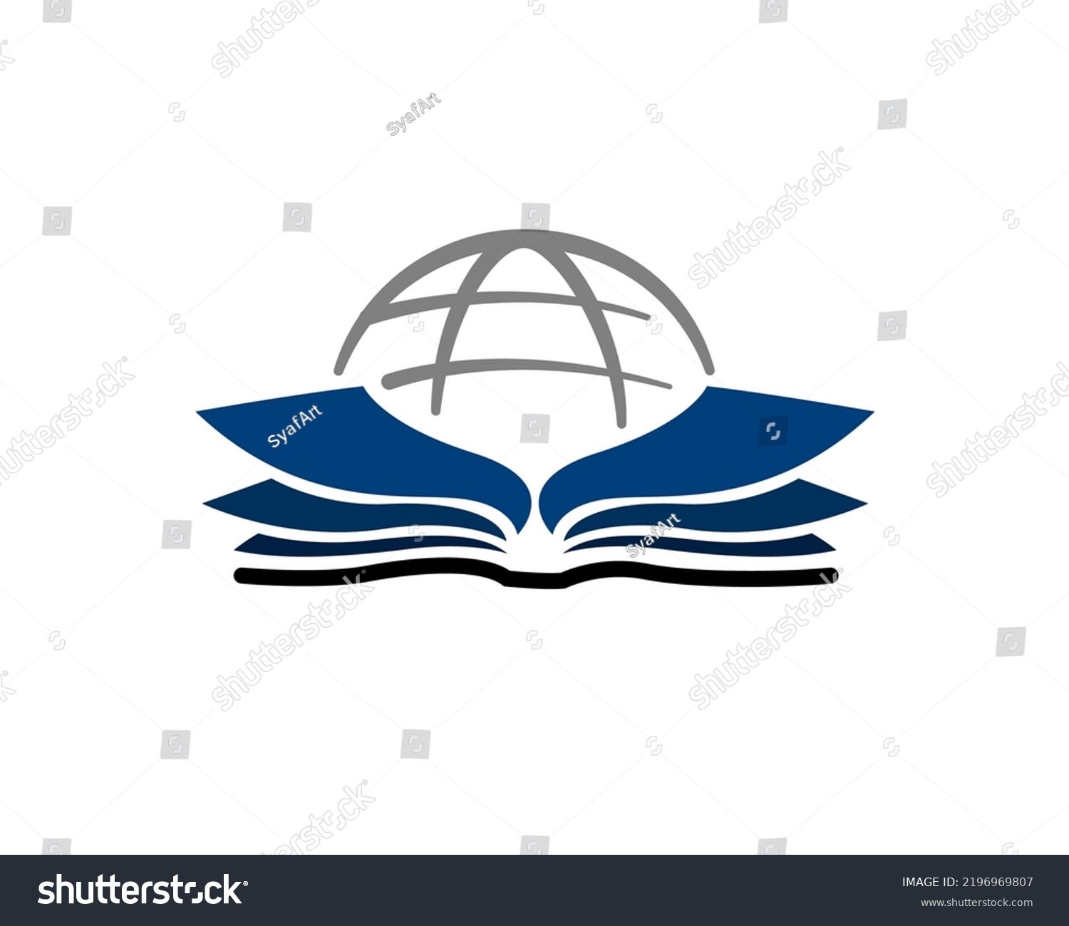 World Globe Earth Planet Book Dictionary Stock Vector (Royalty Free ...