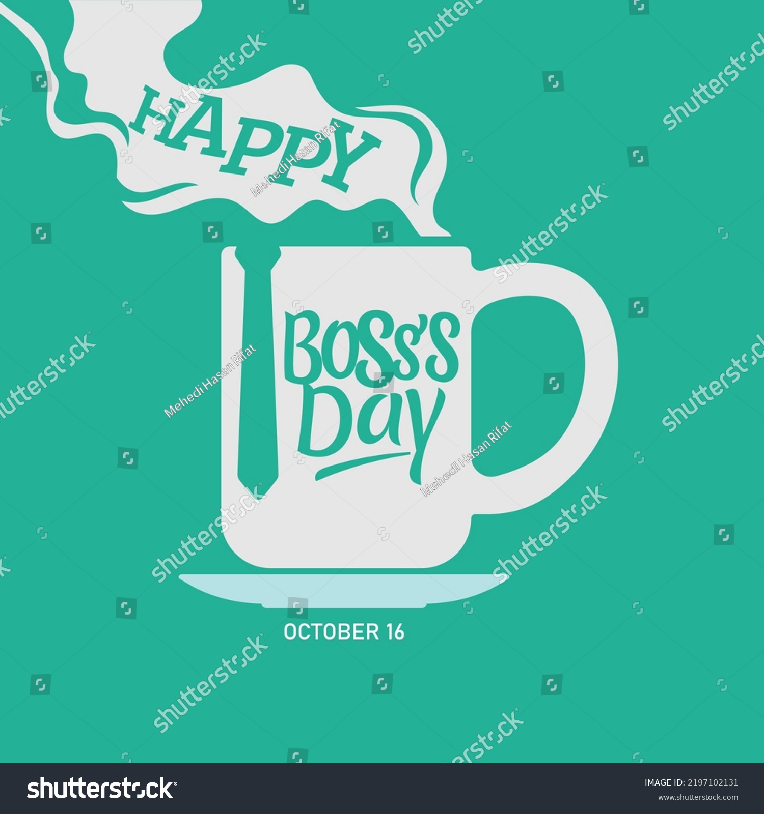 Happy Boss Day Vector Design Adobe Stock Vector (Royalty Free ...