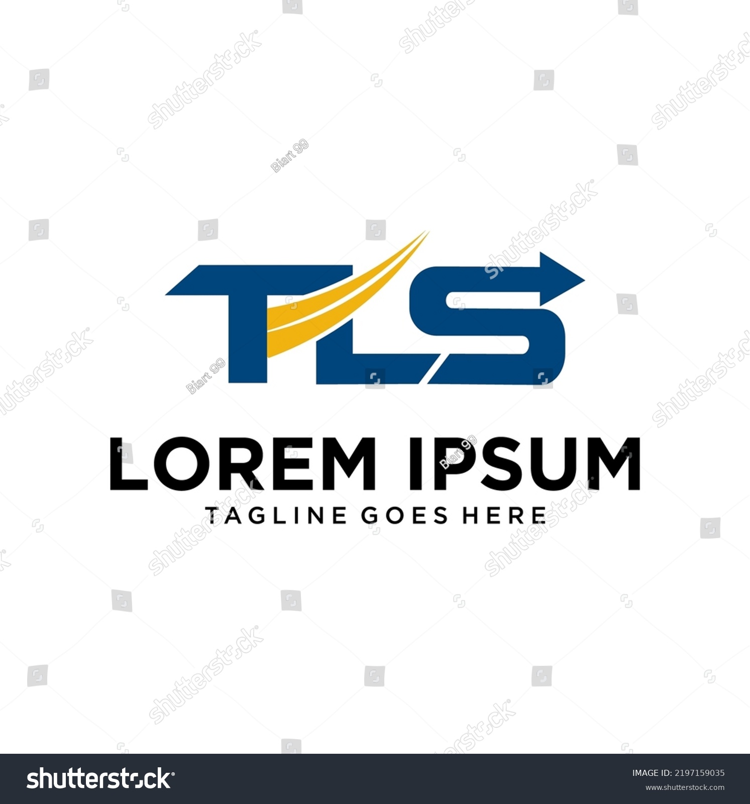 Tls Logistic Logo Design Vector Stock Vector (Royalty Free) 2197159035 ...