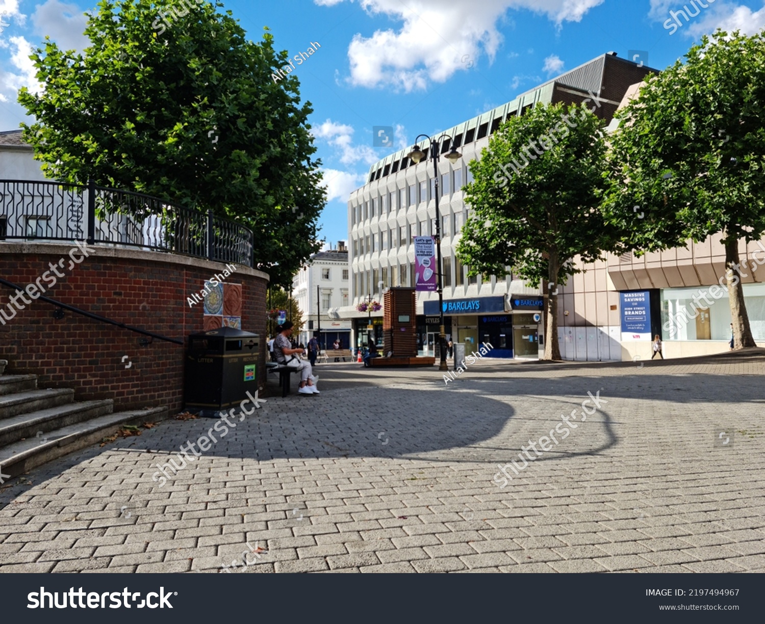 Editorial Image Luton Town Centre England Stock Photo 2197494967   Stock Photo An Editorial Image Of Luton Town Centre Of England Image Shows People Walking To Shopping Mall It 2197494967 