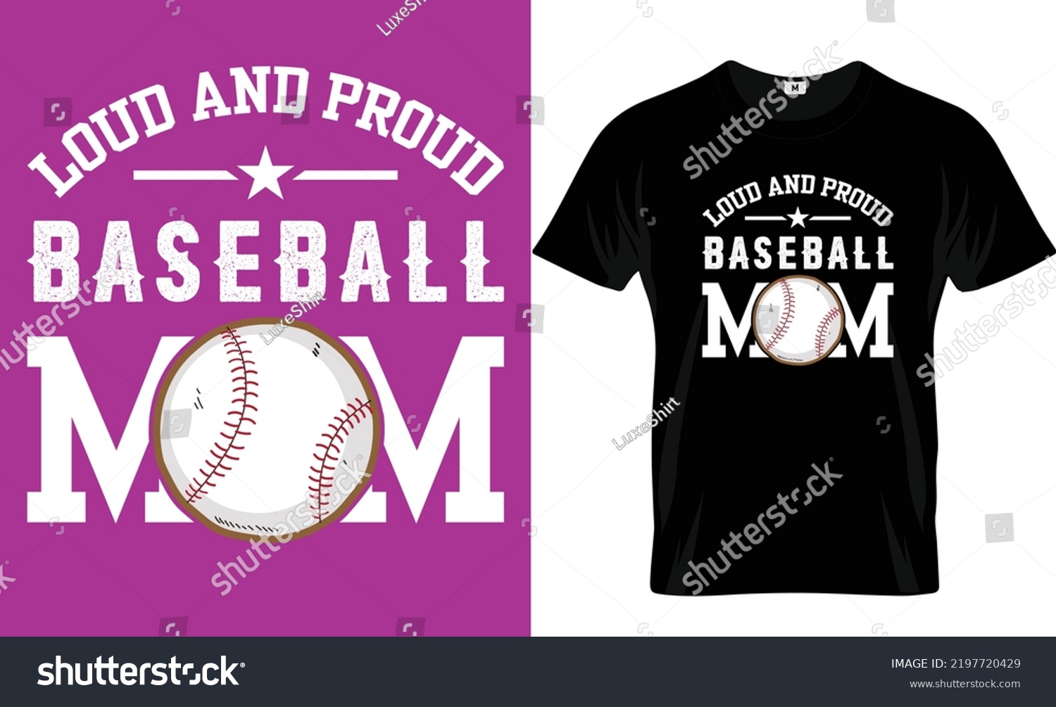 Baseball T Shirt Design Pod Stock Vector (Royalty Free) 2197720429 ...