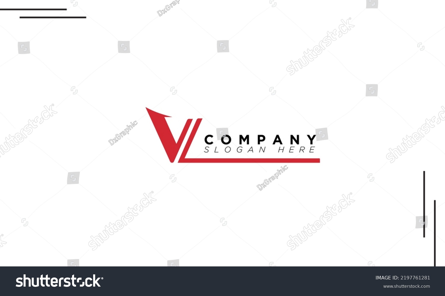 Vl Alphabet Letters Initials Monogram Logo Stock Vector (Royalty Free ...