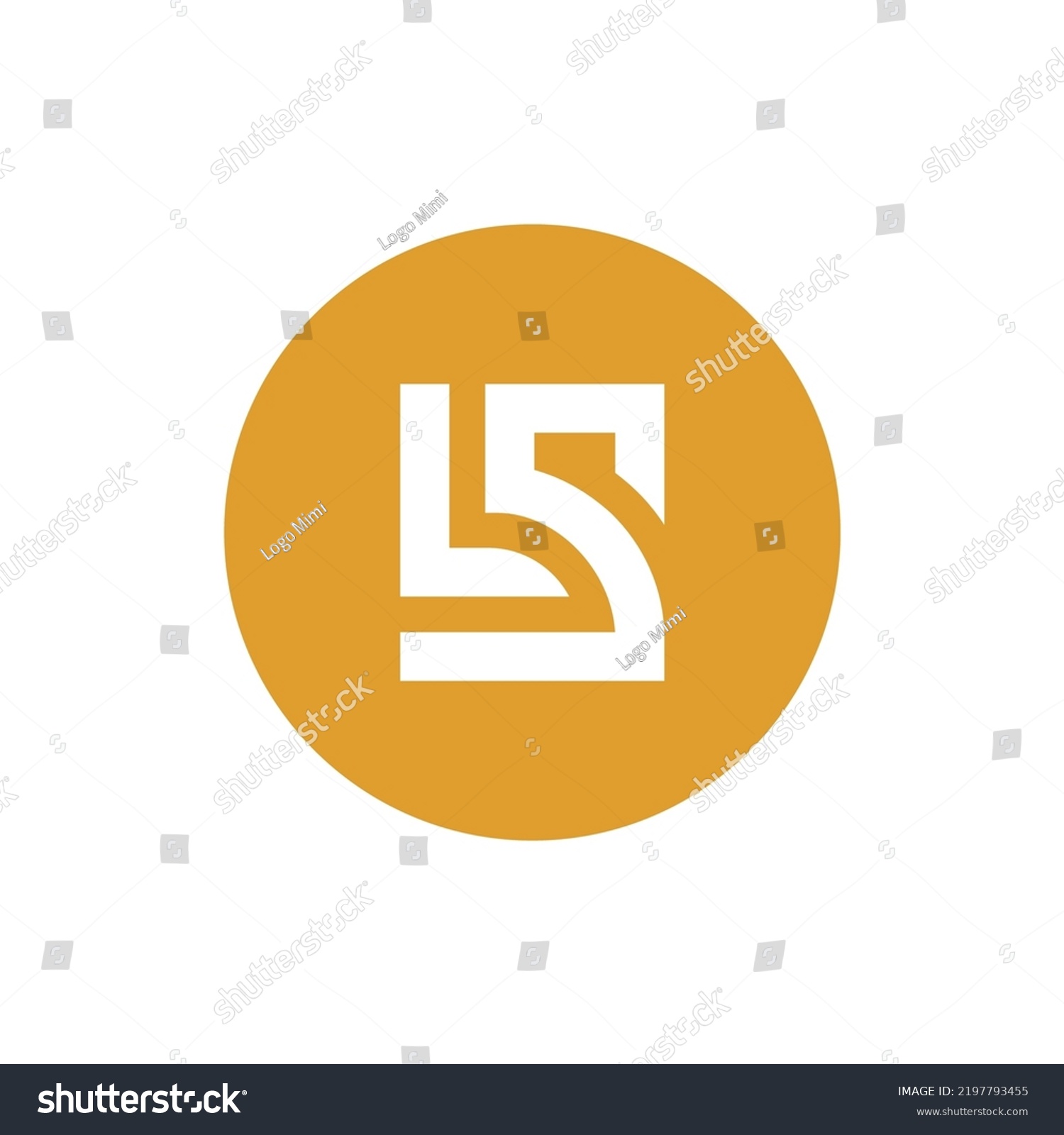 Creative Letter Ls Sl Logo Design Stock Vector Royalty Free 2197793455 Shutterstock