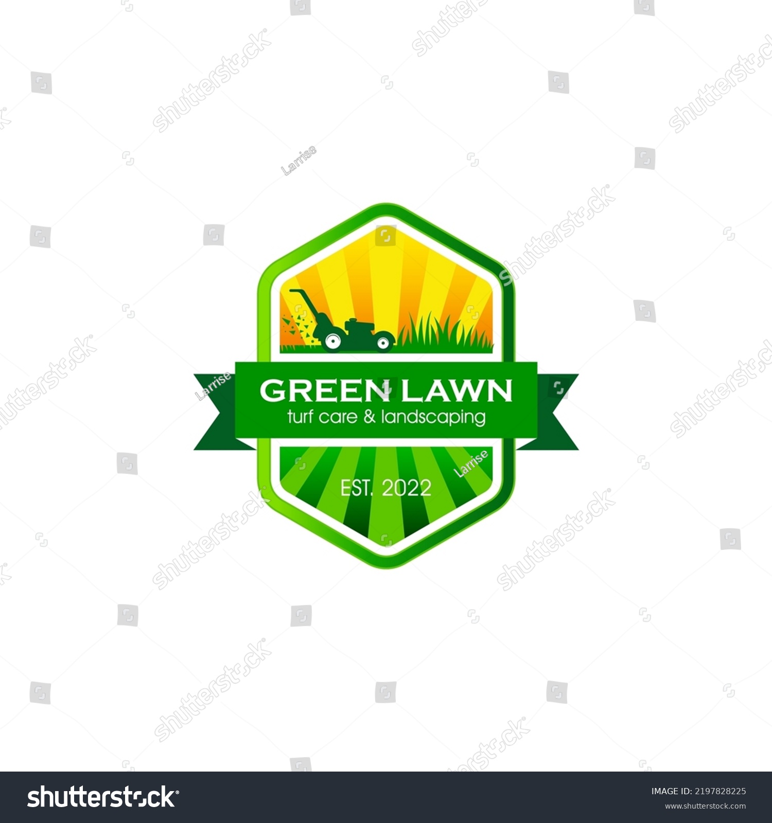 Illustration Graphic Vector Lawn Care Landscape Stock Vector (Royalty ...