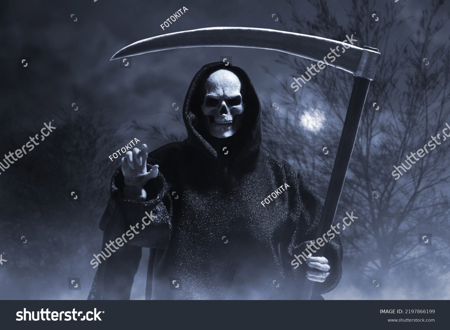 Grim Reaper Forest Stock Photo 2197866199 | Shutterstock