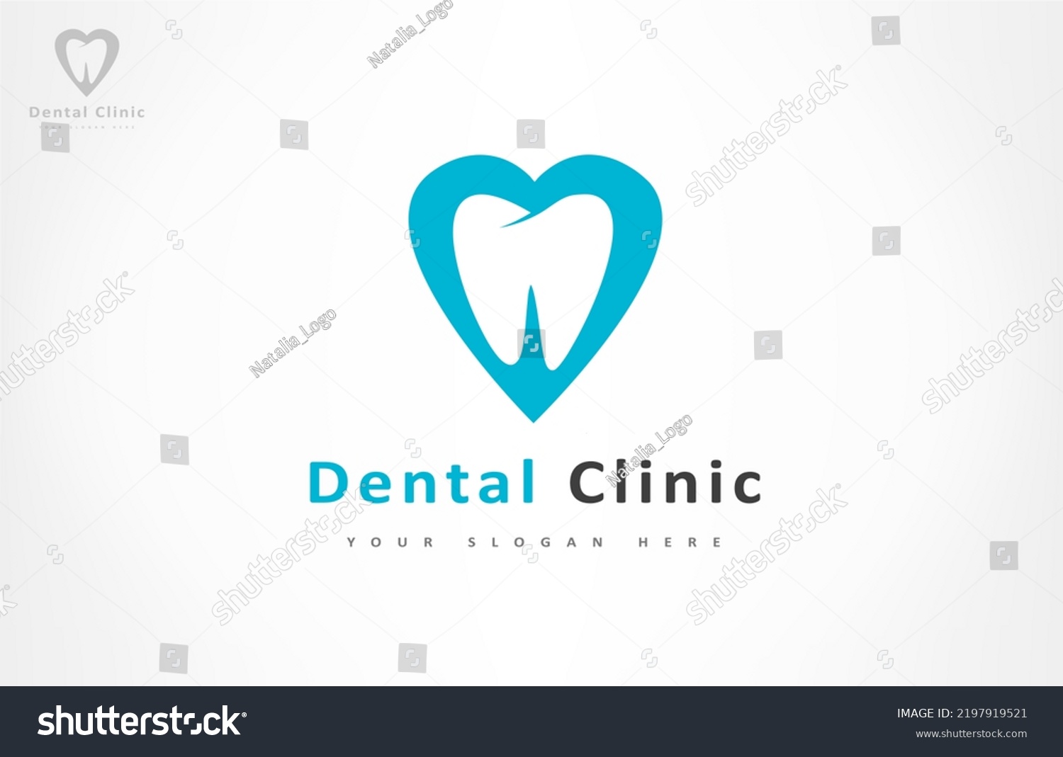 Tooth Logo Vector Dental Clinic Dentistry Stock Vector (Royalty Free ...