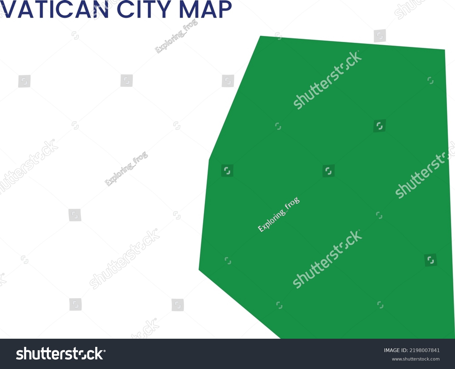 High Detailed Map Vatican City Outline Stock Vector Royalty Free 2198007841 Shutterstock 3754