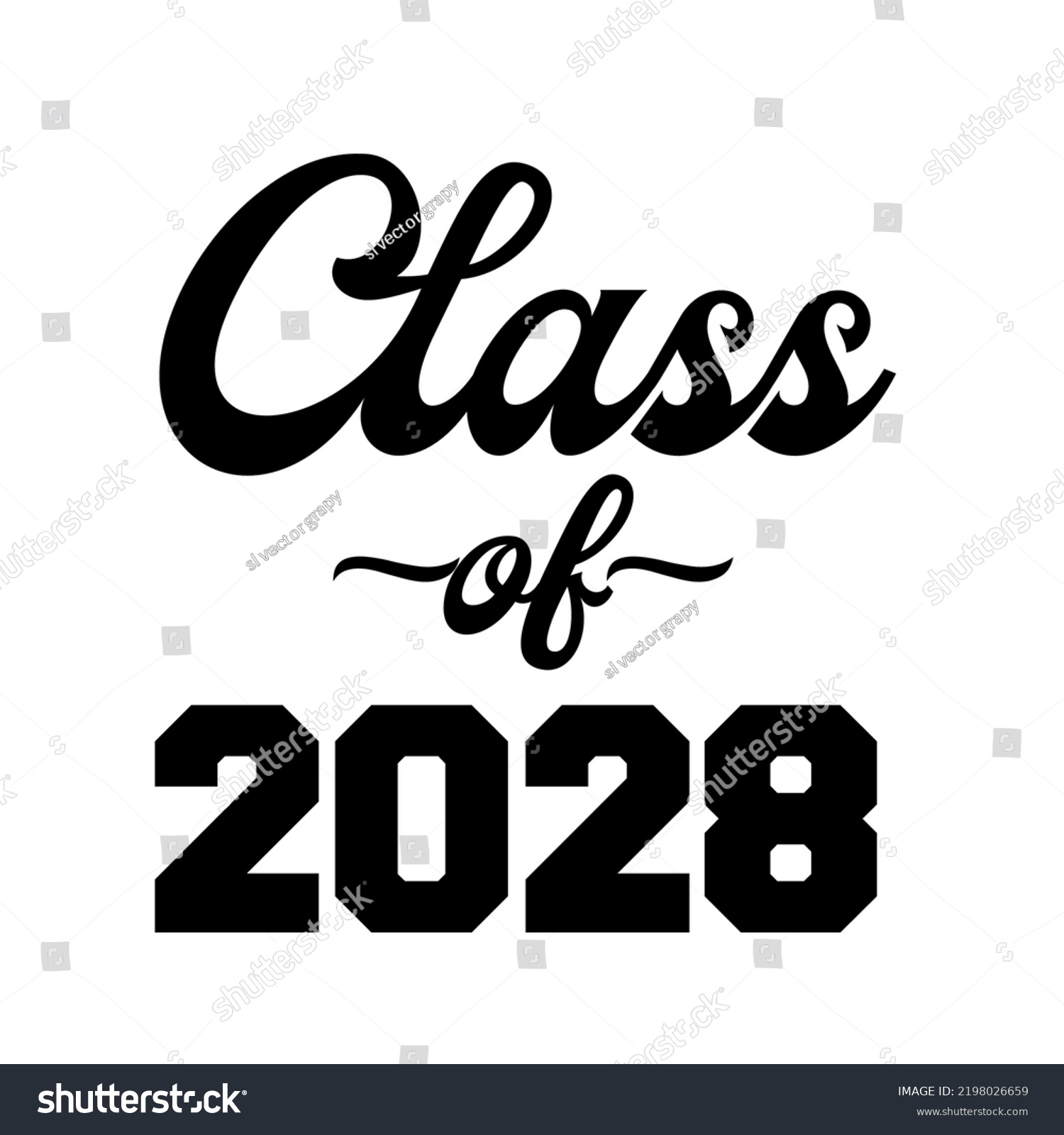 Class 2028 Vector T Shirt Design Stock Vector Royalty Free 2198026659   Stock Vector Class Of Vector T Shirt Design White Background 2198026659 