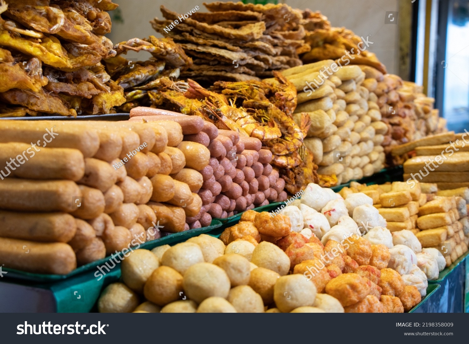 Asian Street Food Public Market Penang Stock Photo 2198358009