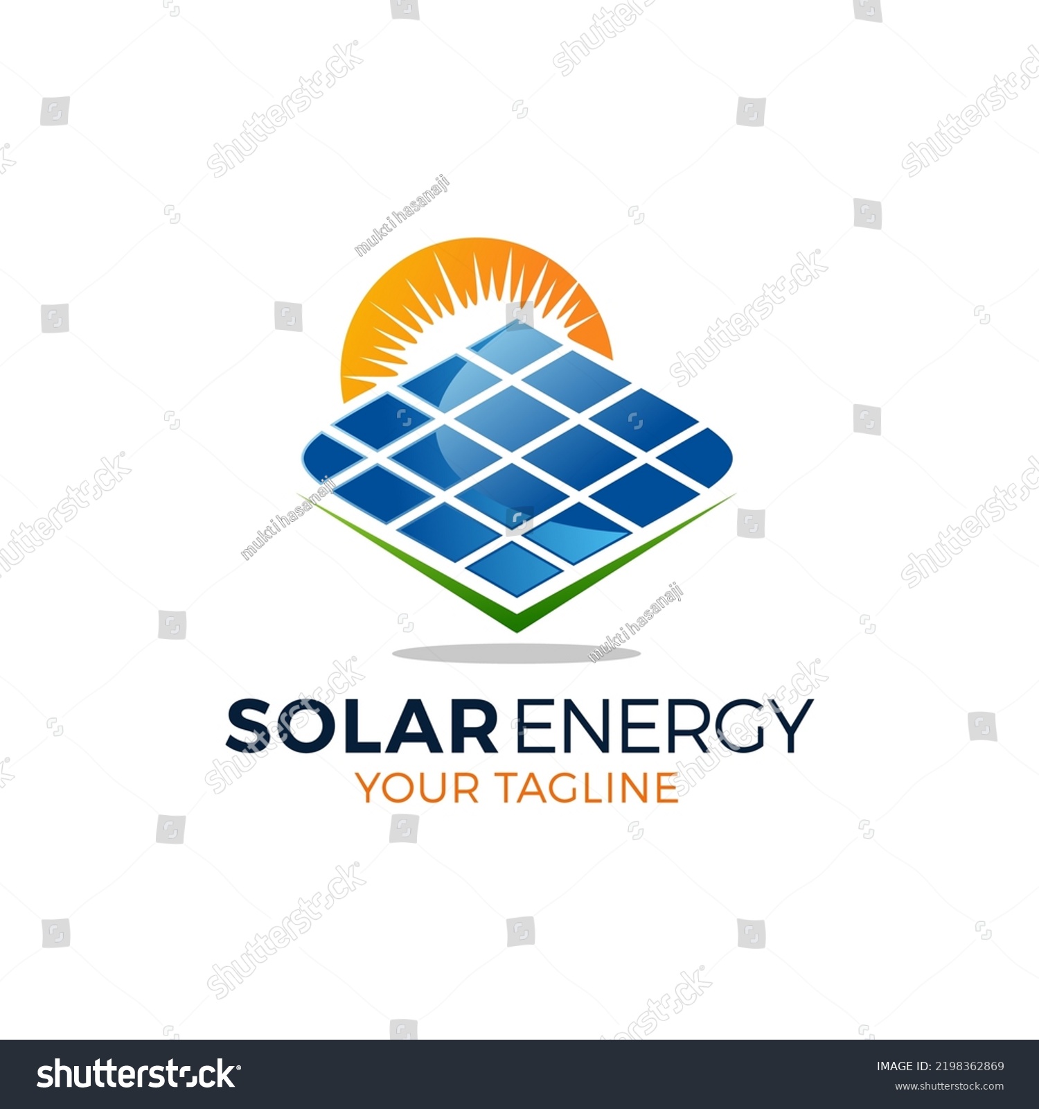 Solar Energy Logo Designs Vector Sun Stock Vector (Royalty Free ...