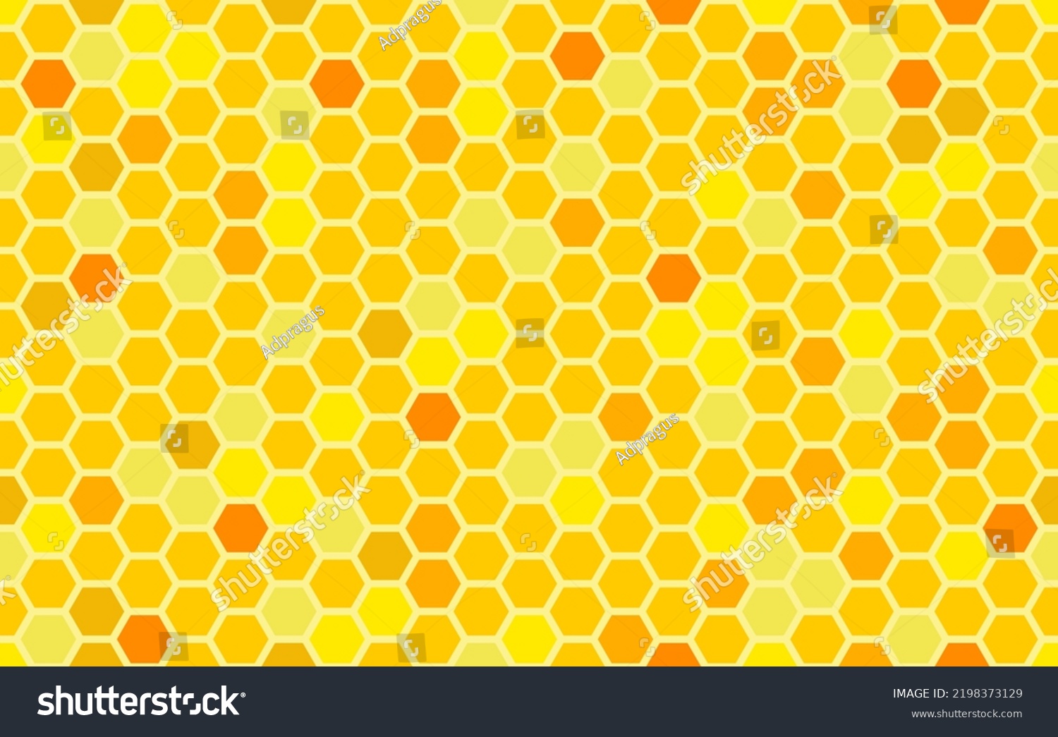 Honeycomb Background Beehive Seamless Pattern Vector Stock Vector ...