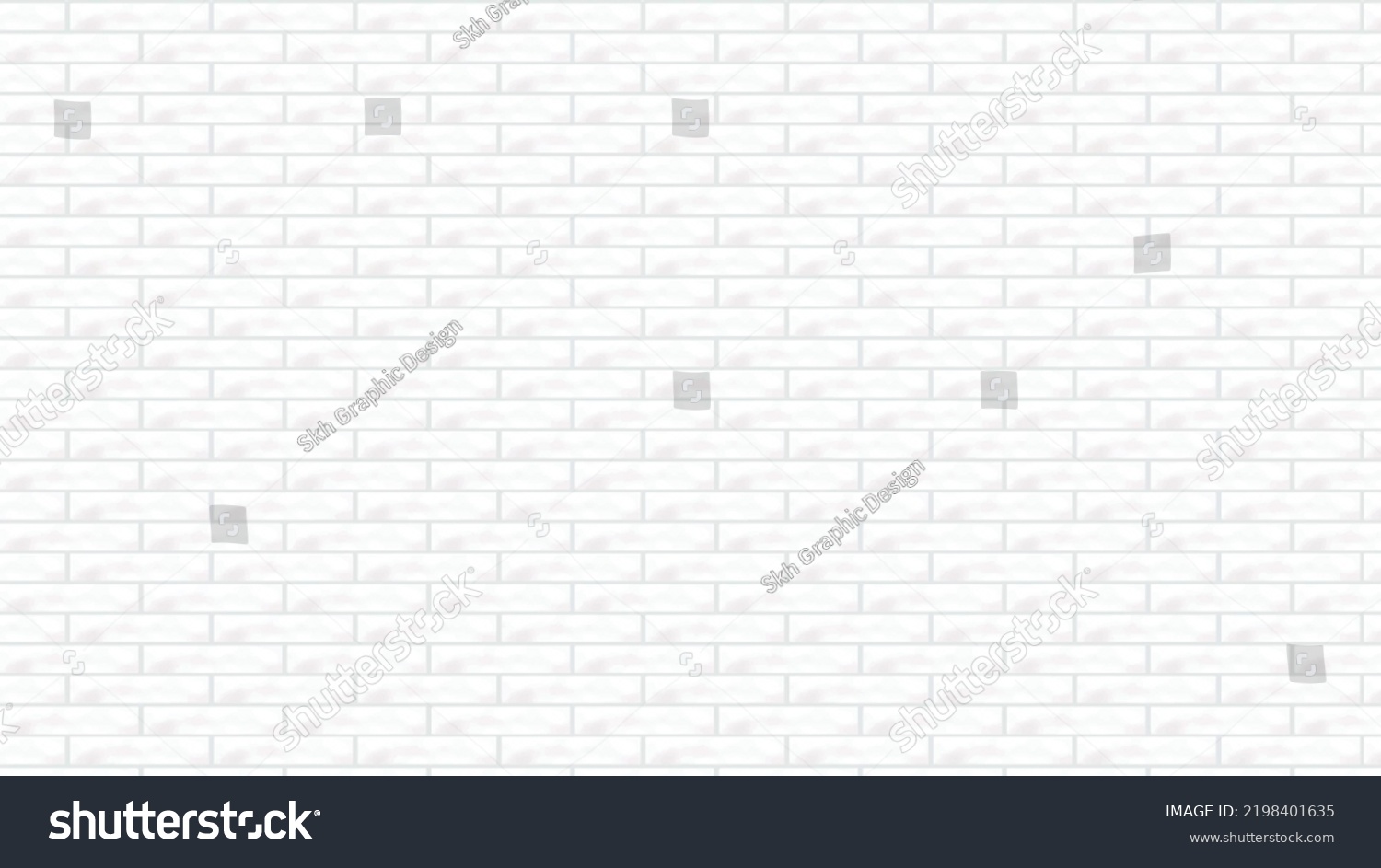 White Brick Wall White Background Design Stock Vector (Royalty Free ...