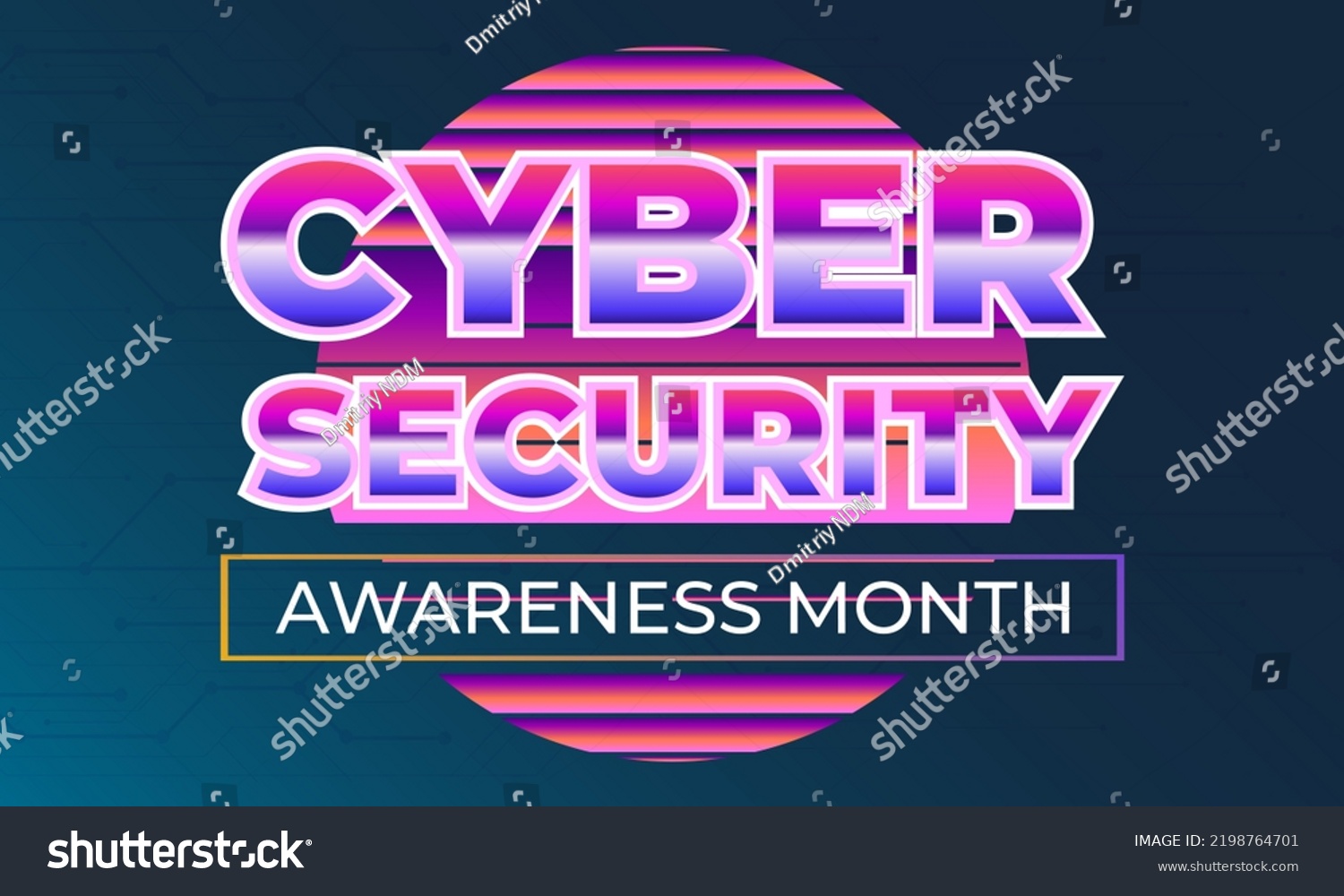 National Cyber Security Awareness Month Ncsam Stock Vector Royalty Free 2198764701 Shutterstock 3282