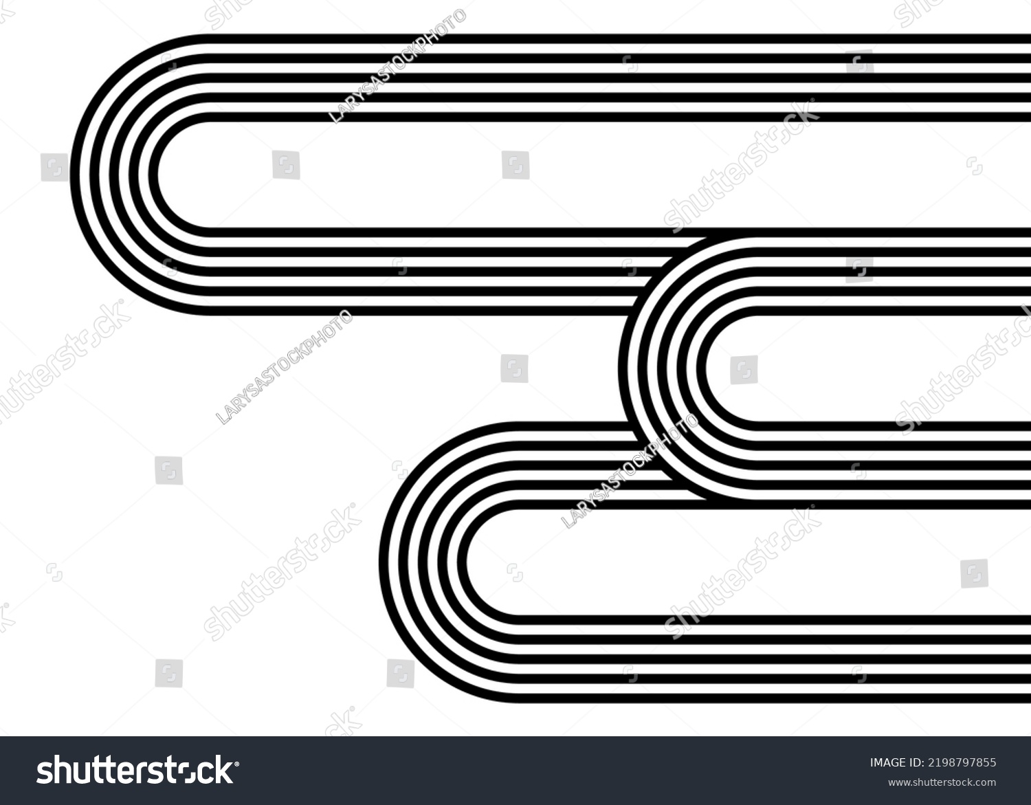 Striped Pattern Black Parallel Lines On Stock Vector (Royalty Free ...