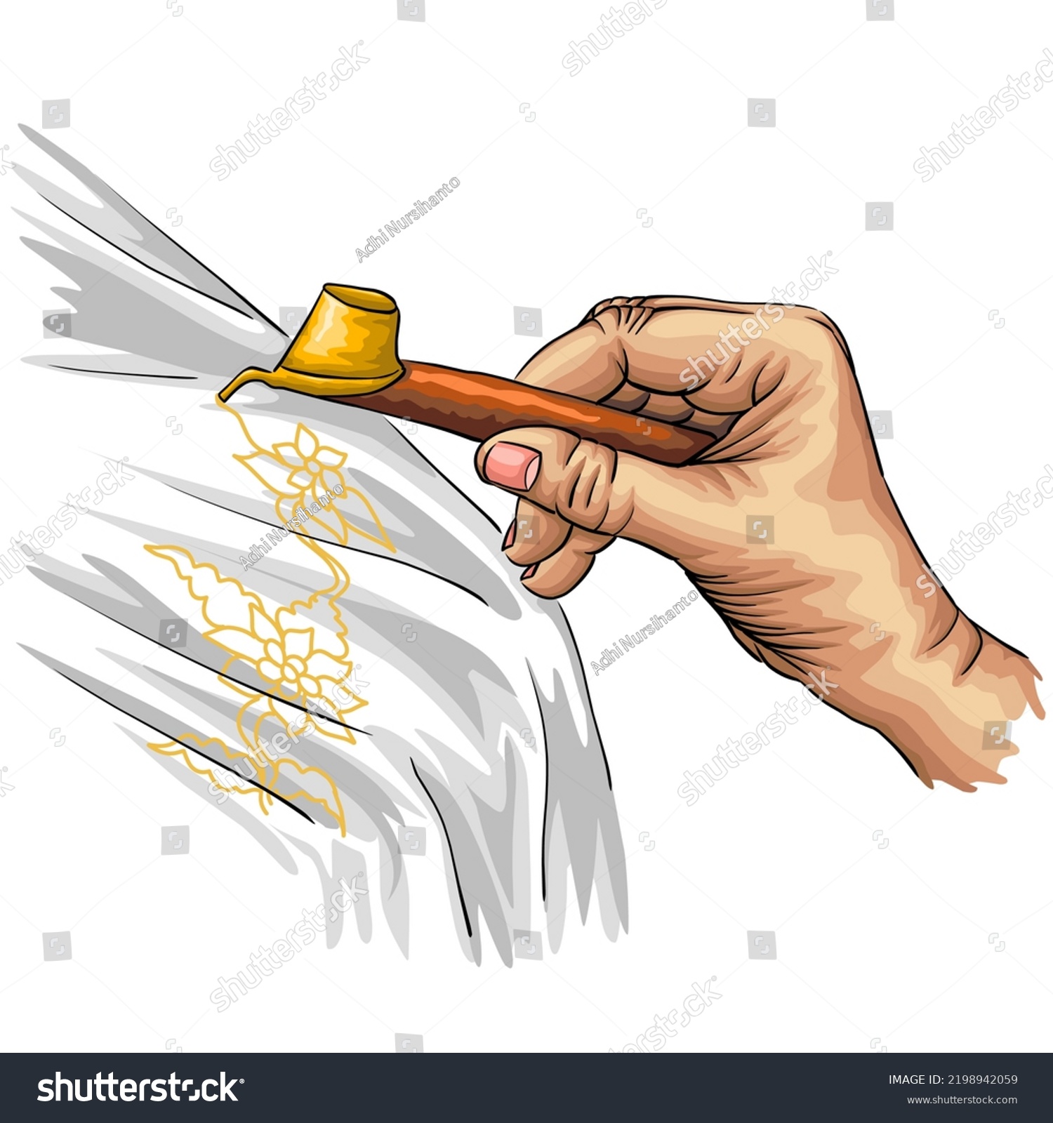 Vector Image Canting Tools Making Batik Stock Vector Royalty Free 2198942059 Shutterstock 