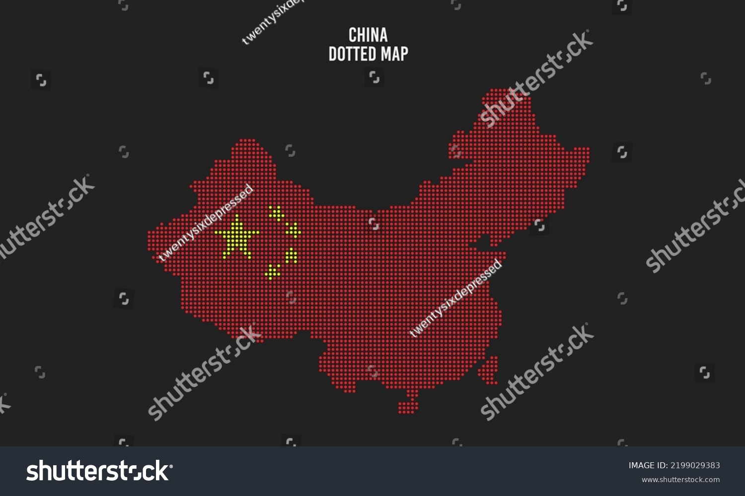 Dotted Flag Map China Dotted Map Stock Vector Royalty Free 2199029383 Shutterstock 4428