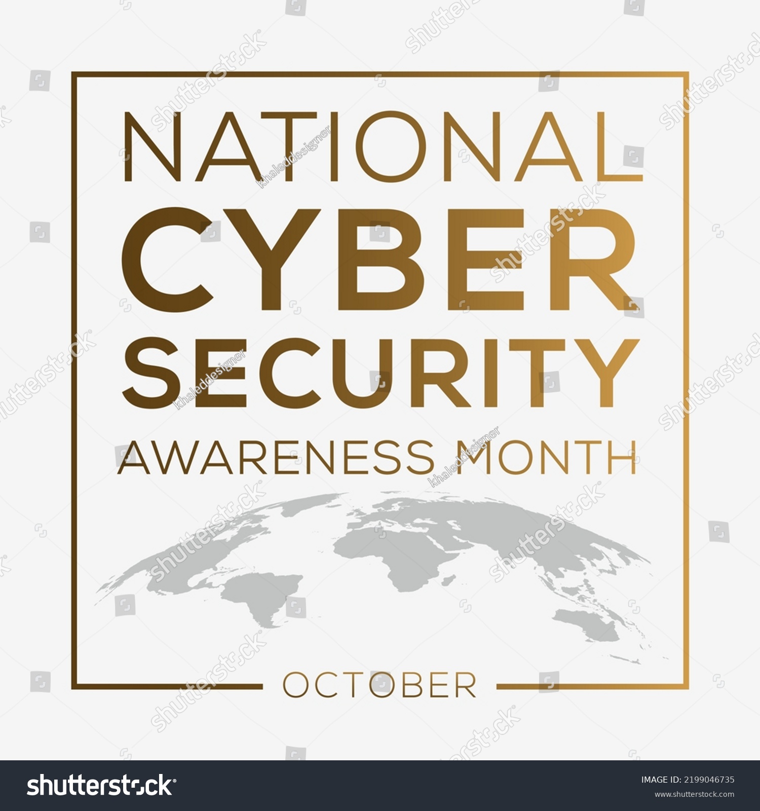 National Cyber Security Awareness Month Held Stock Vector Royalty Free 2199046735 Shutterstock 9471