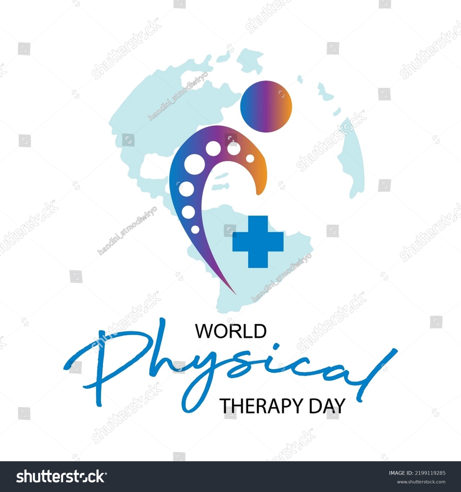 World Physical Therapy Day Poster Concept Stock Vector (Royalty Free