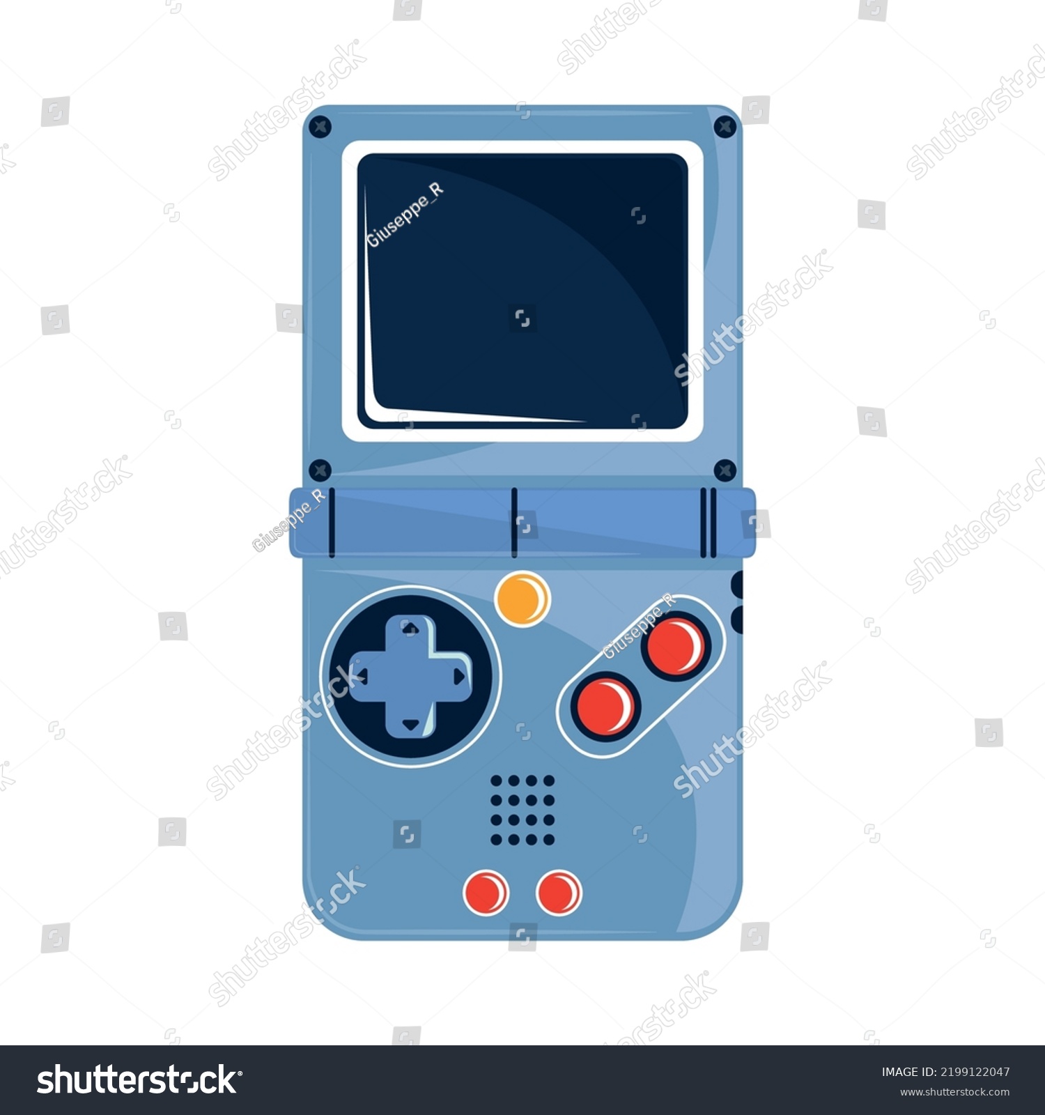 Video Game Console Portable Style Icon Stock Vector (Royalty Free ...