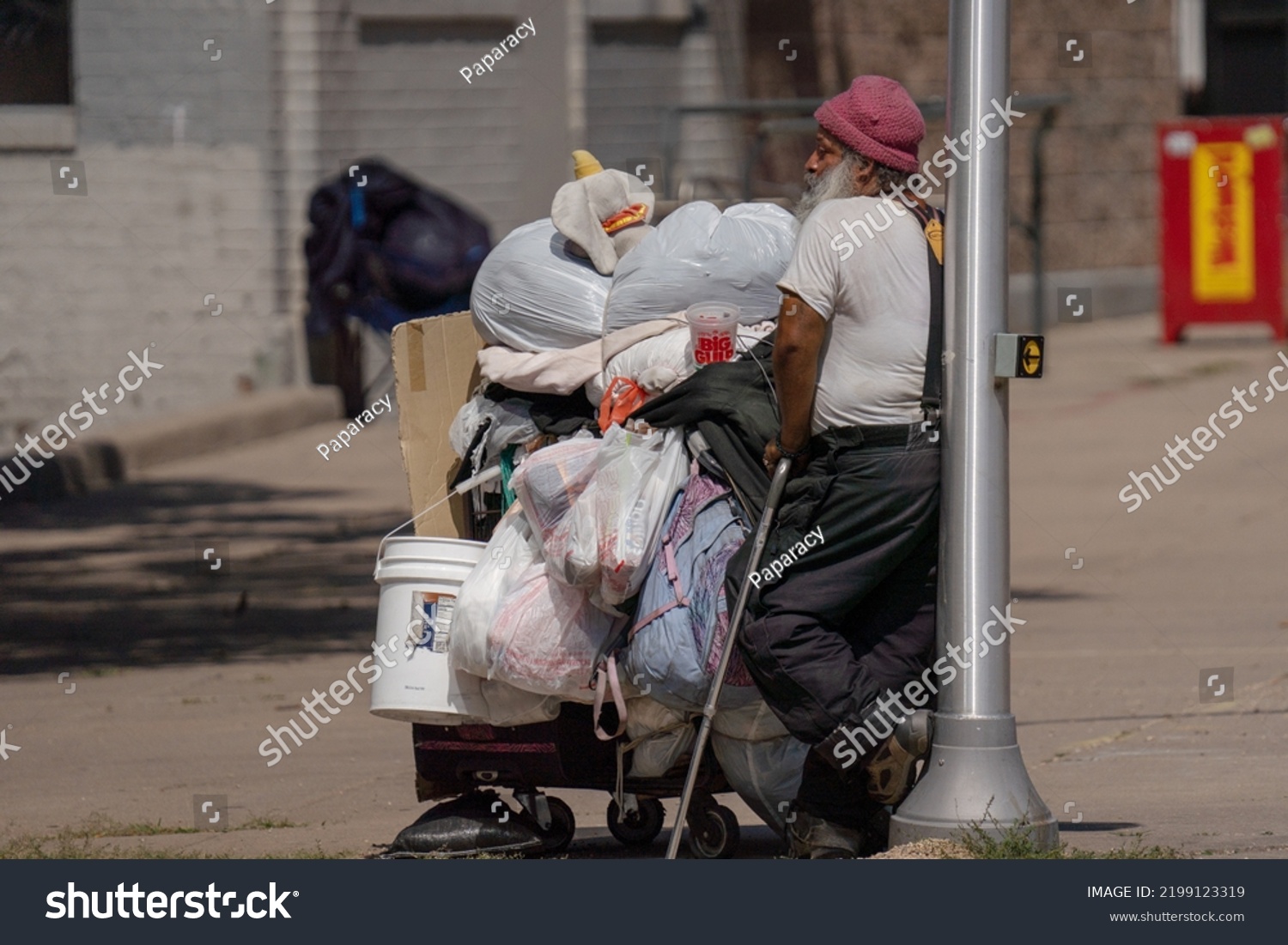 Denver September 2022 Homeless Denver City库存照片2199123319 Shutterstock