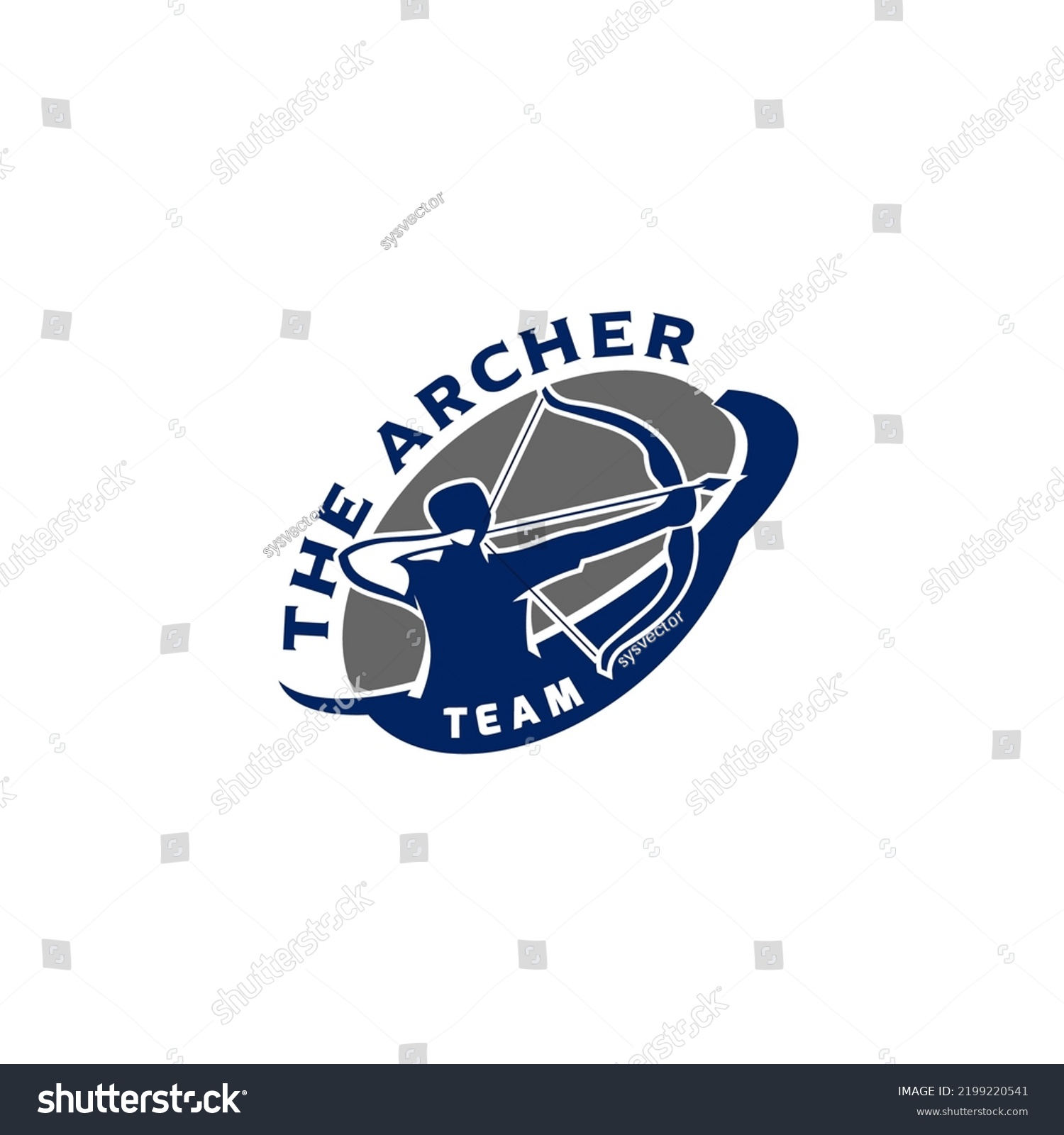 Archer Archery Logo Template Vector Stock Vector Royalty Free 2199220541 Shutterstock 2659