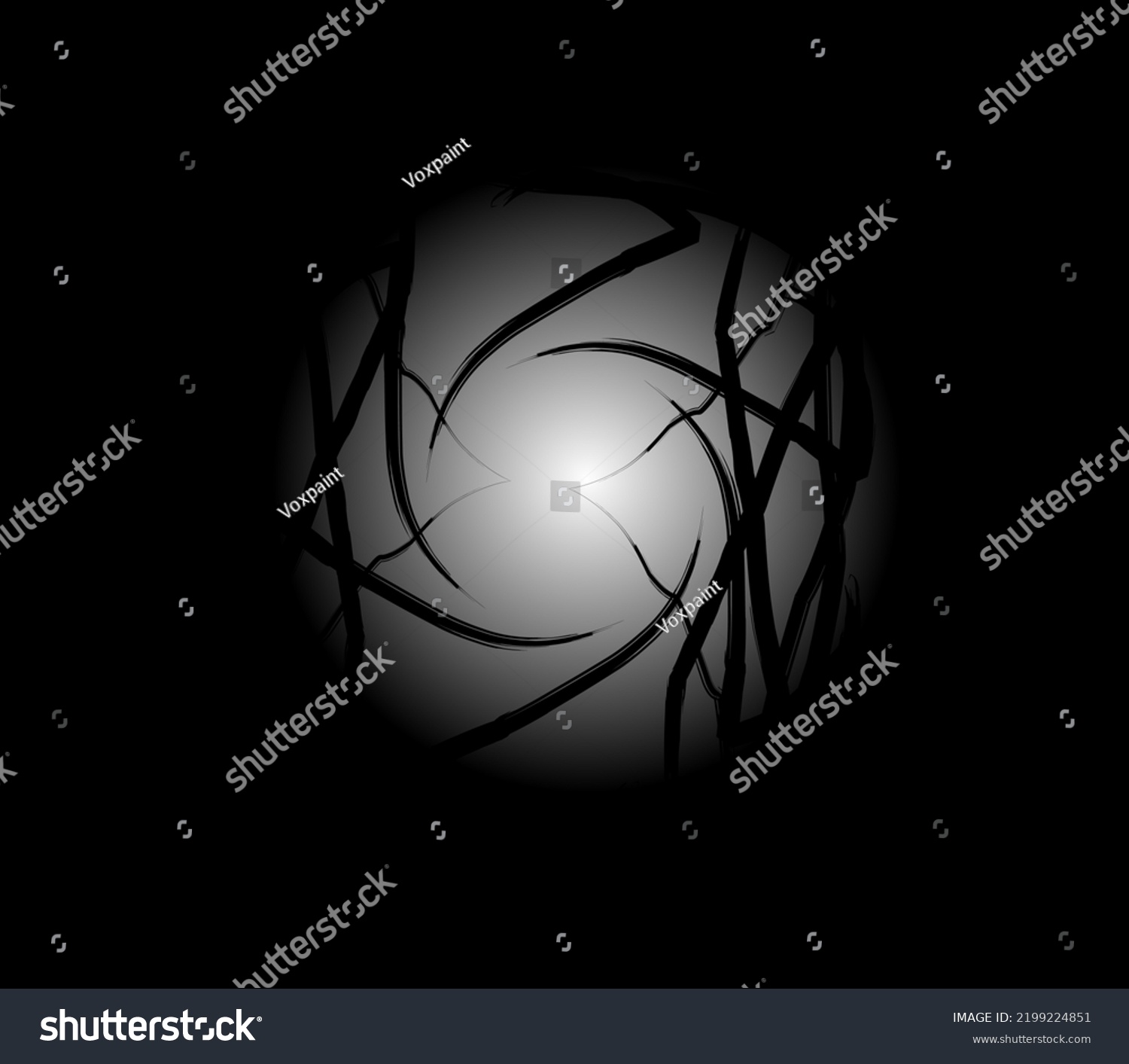 Beam Light Darkness Stock Illustration 2199224851 | Shutterstock