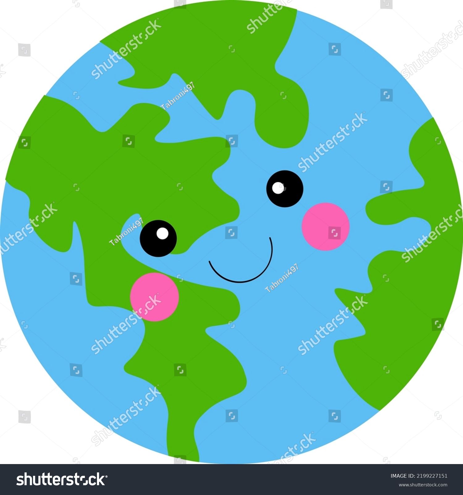 Cartoon Planet Vector Full Color Planet Stock Vector (Royalty Free ...