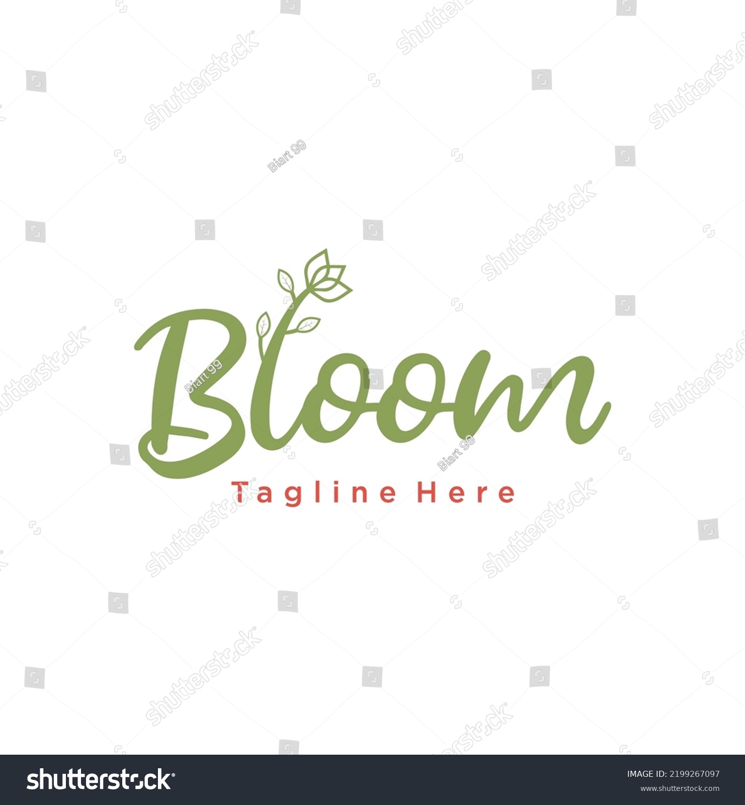 Symbol Bloom Logo Design Vector Stock Vector (Royalty Free) 2199267097 ...