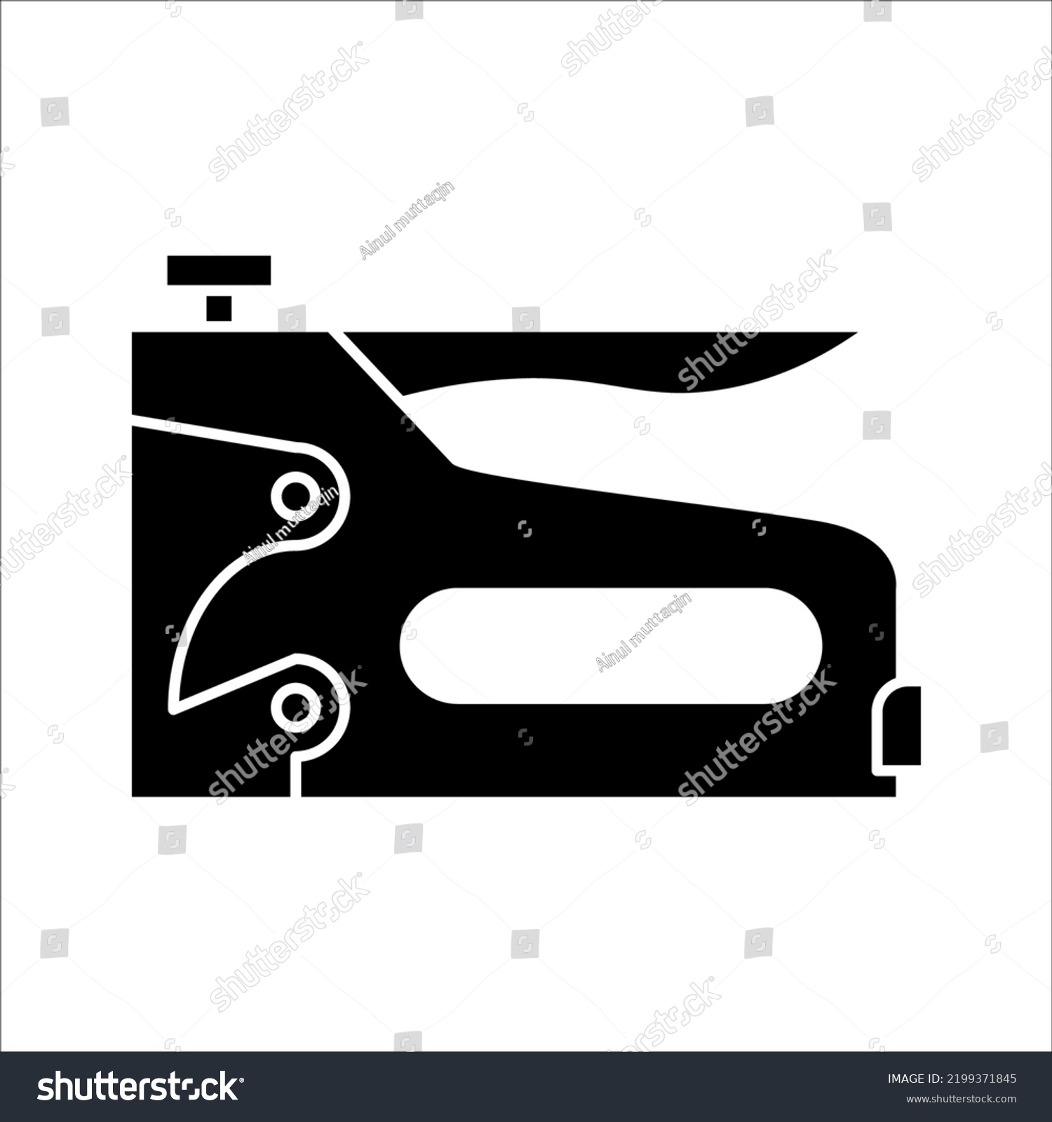 Stapler Vector Icon Stapler Icon Symbol Stock Vector (Royalty Free ...