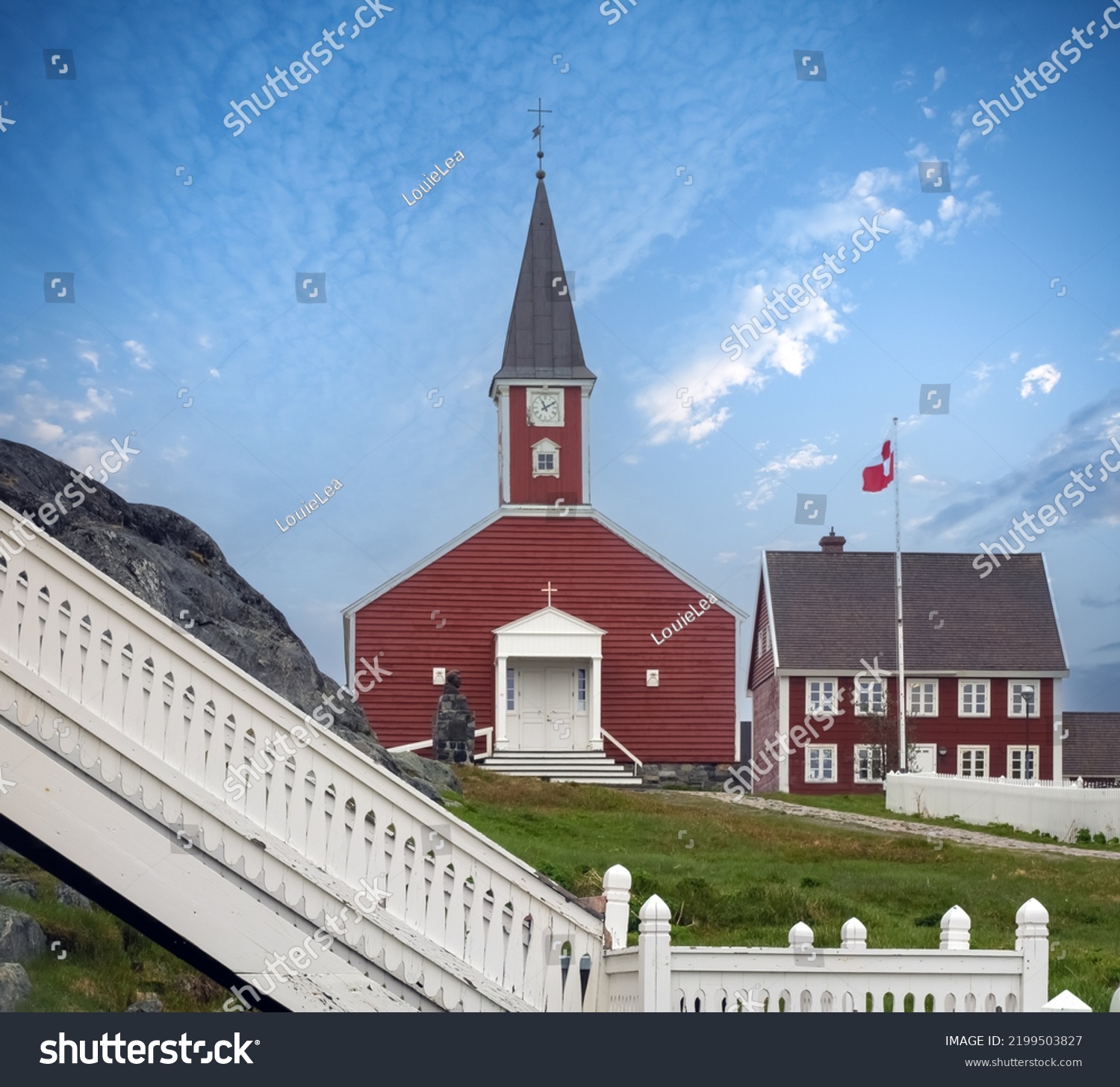 Nuuk Capital Largest City Greenland Seat Stock Photo 2199503827(04)