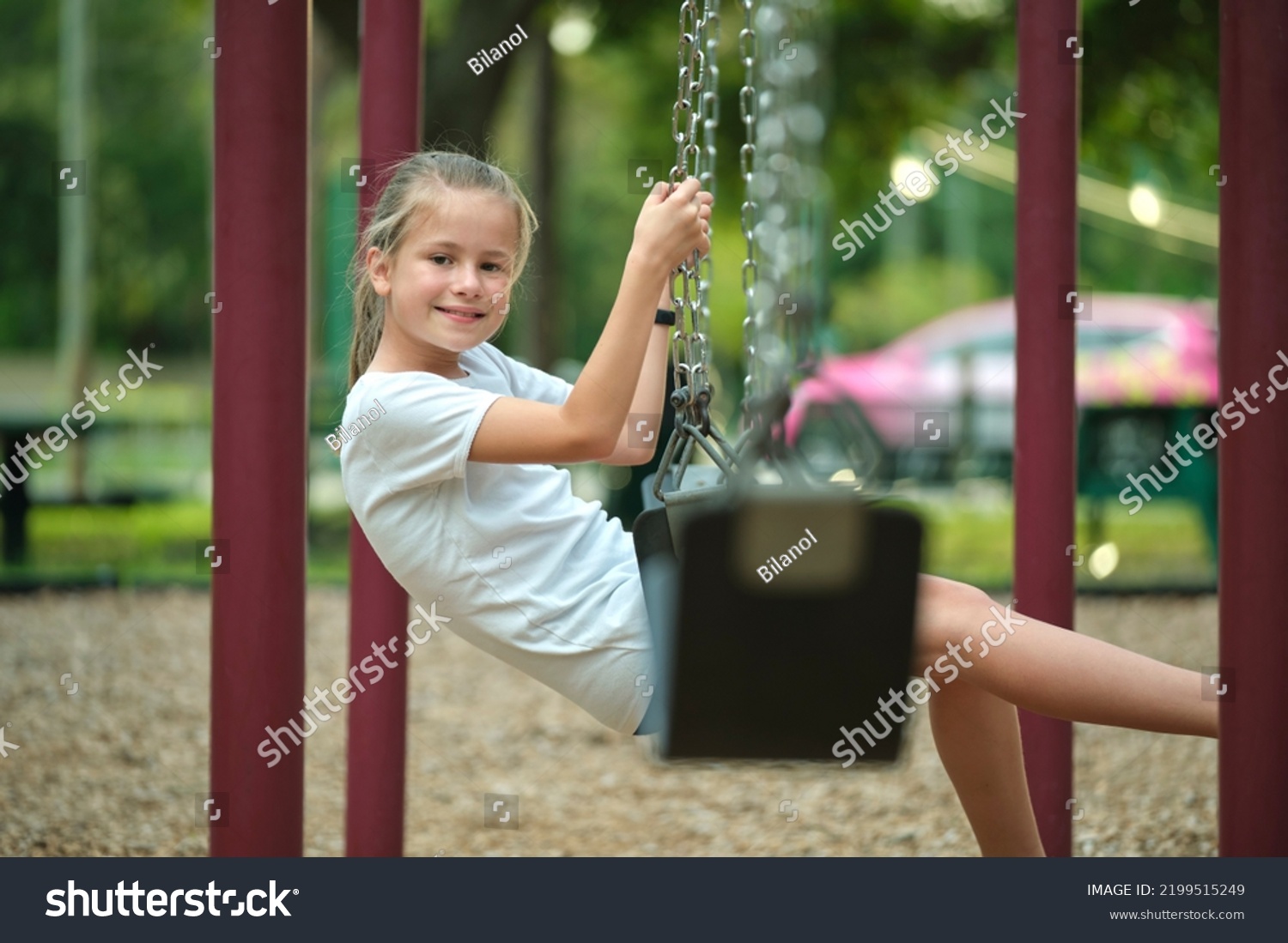 Young Pretty Happy Smiling Teenage Small Stock Photo 2199515249 ...