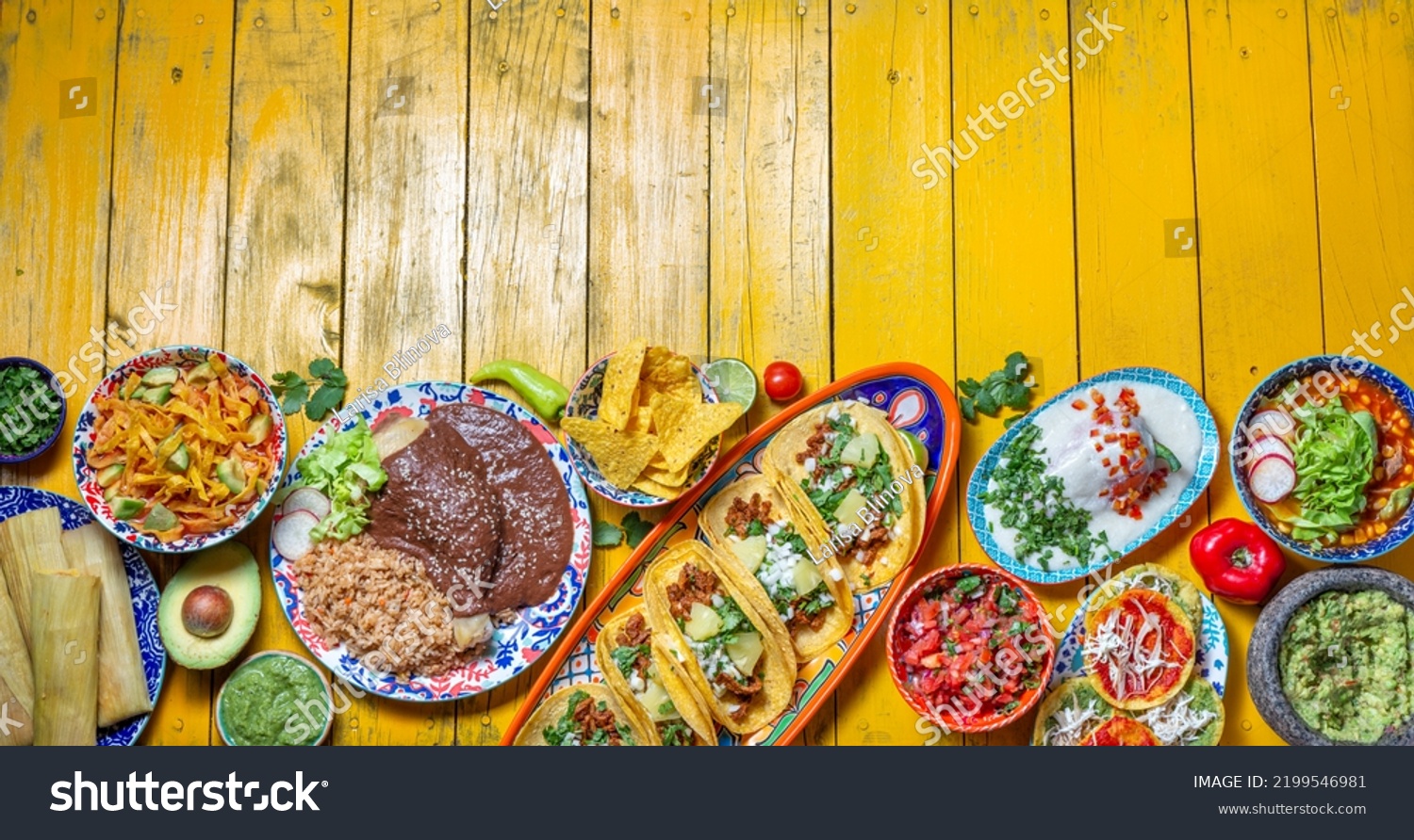 Mexican Festive Food Independence Day Independencia Stock Photo ...