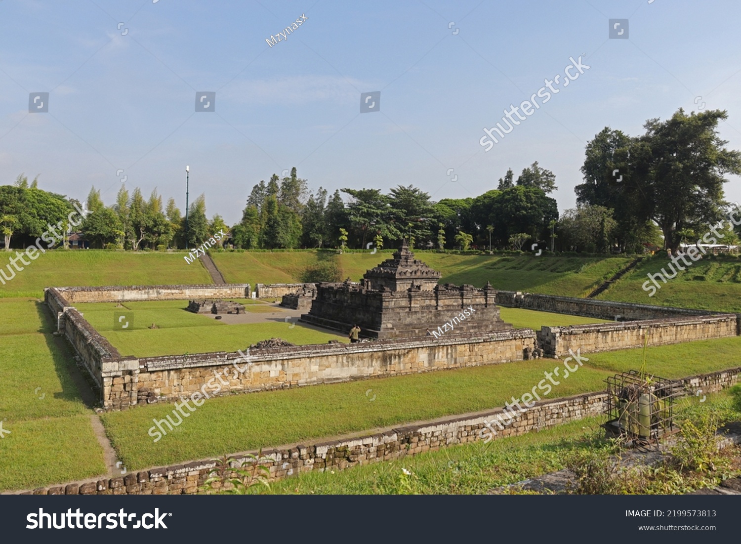 Candi Sambisari Hindu Temple Located Purwomartani Stock Photo ...