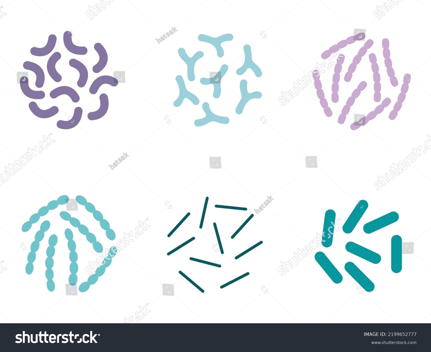 Probiotics Bacteria Vector Design Concept Design Stock Vector (Royalty ...