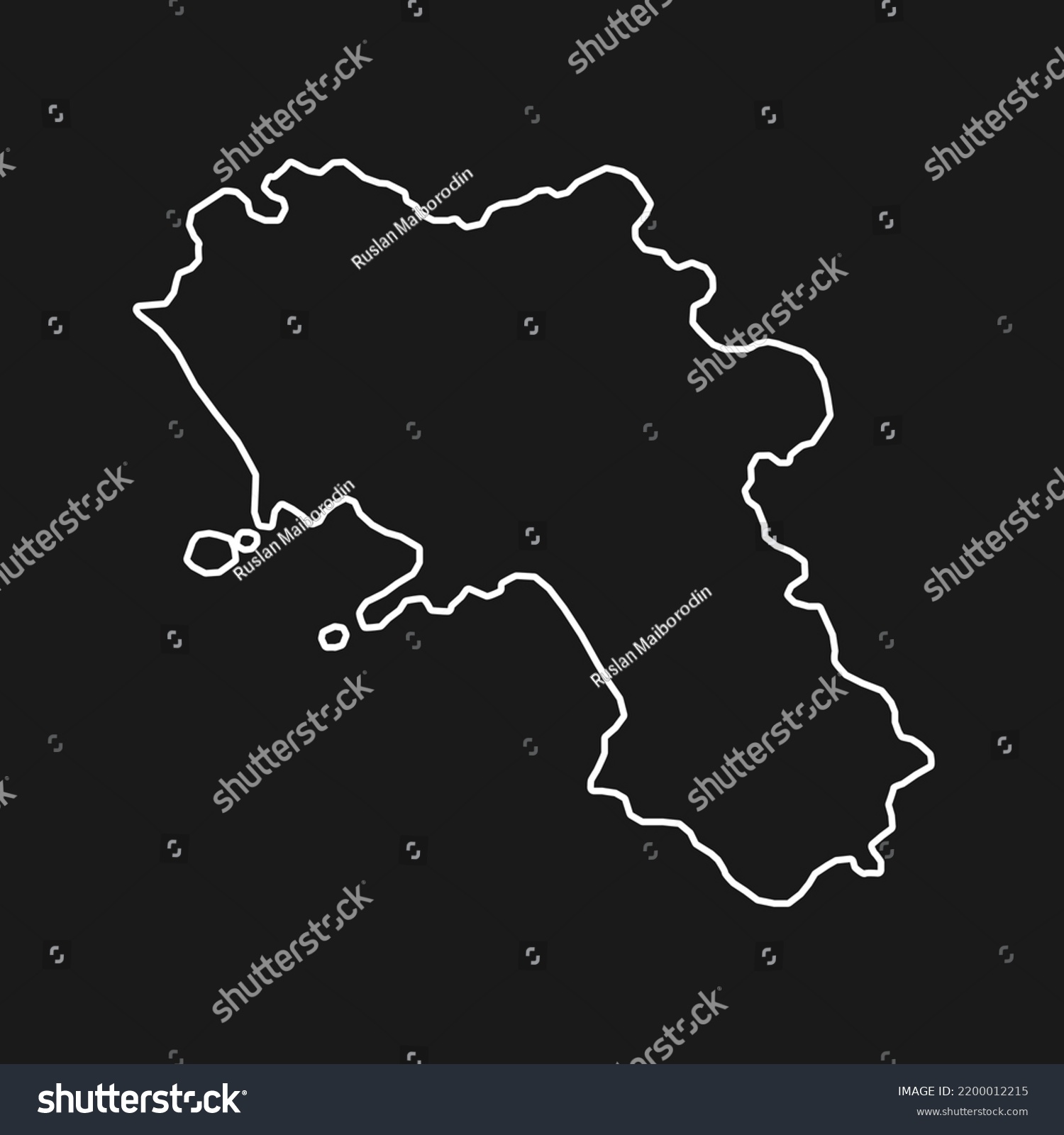 Campania Map Region Italy Vector Illustration Stock Vector Royalty   Stock Vector Campania Map Region Of Italy Vector Illustration 2200012215 