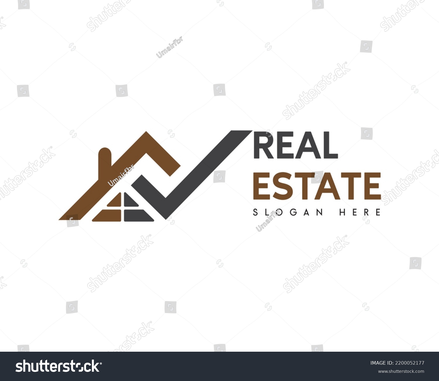 Real Esate Logo New Design Vector Stock Vector (Royalty Free ...