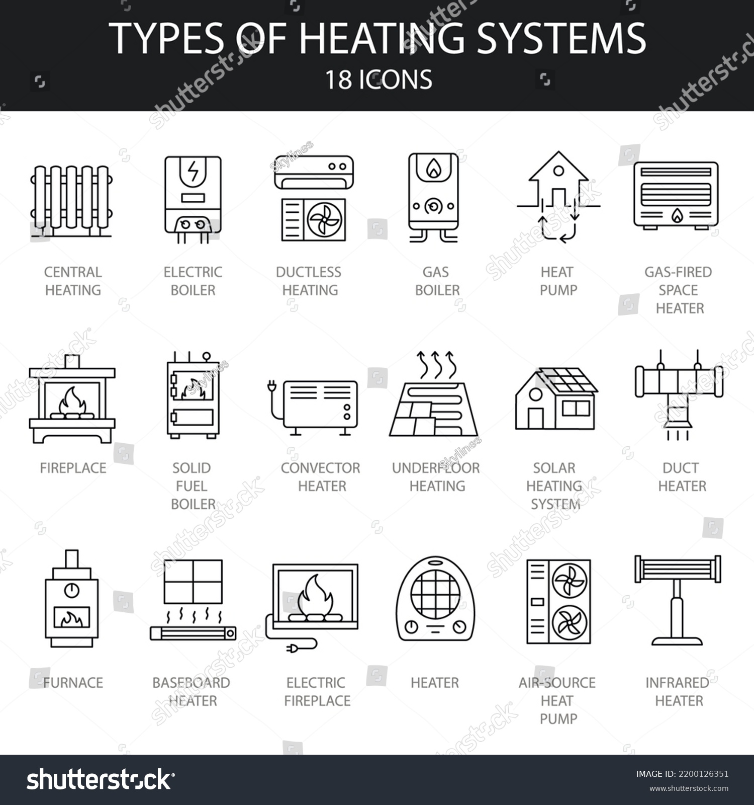 90 Water Heater Type Icon Images, Stock Photos & Vectors | Shutterstock