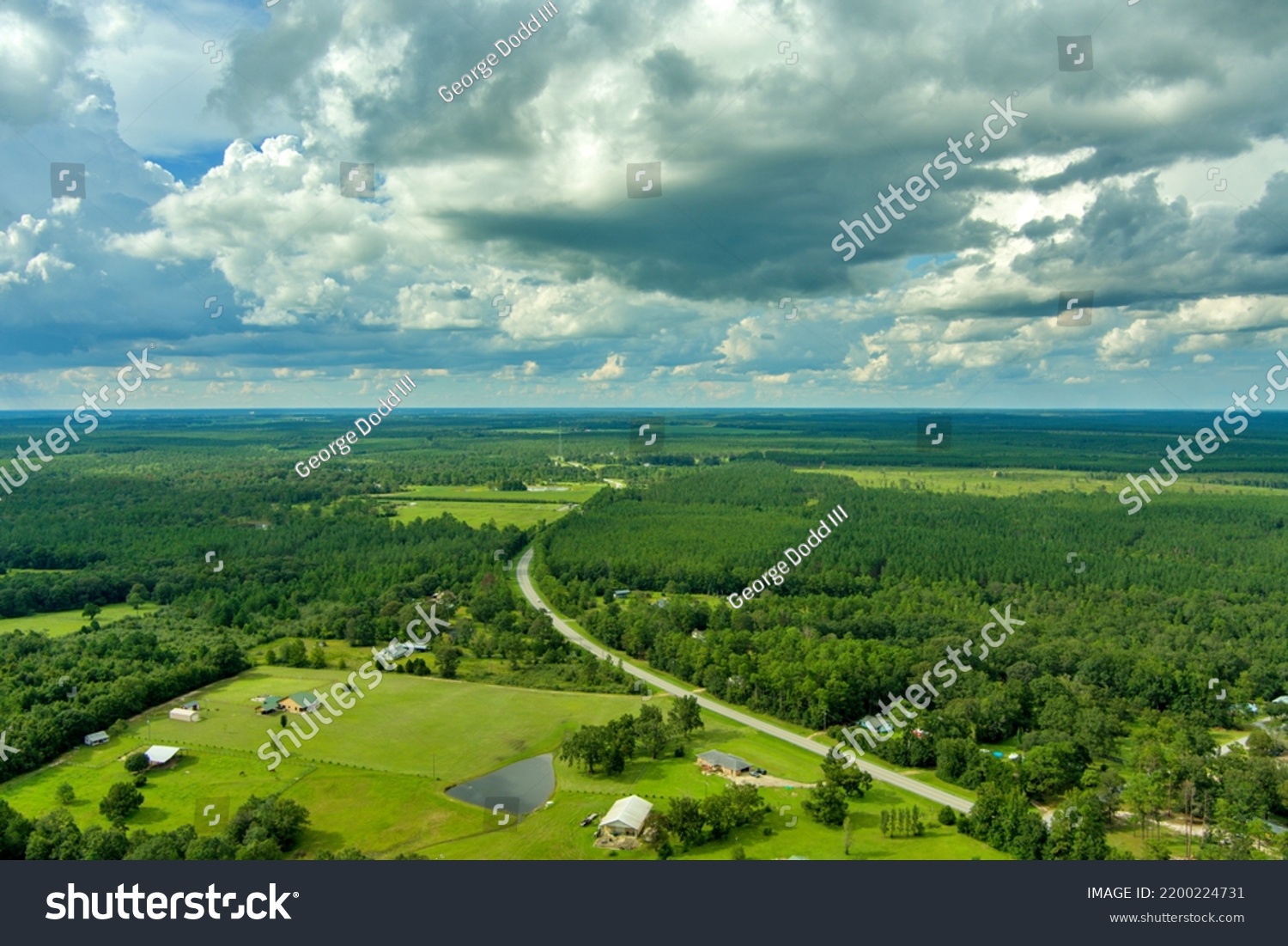 Aerial View Molino Florida August 2022 Stock Photo 2200224731 Shutterstock