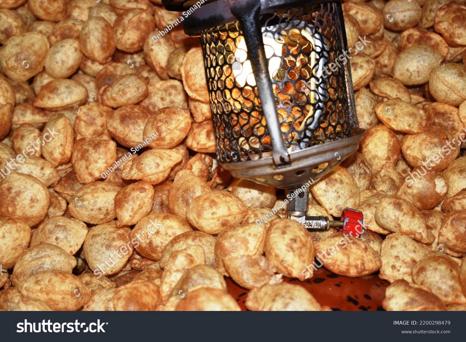 Indian Street Food Golgappa Phuchka Known Stock Photo 2200298479