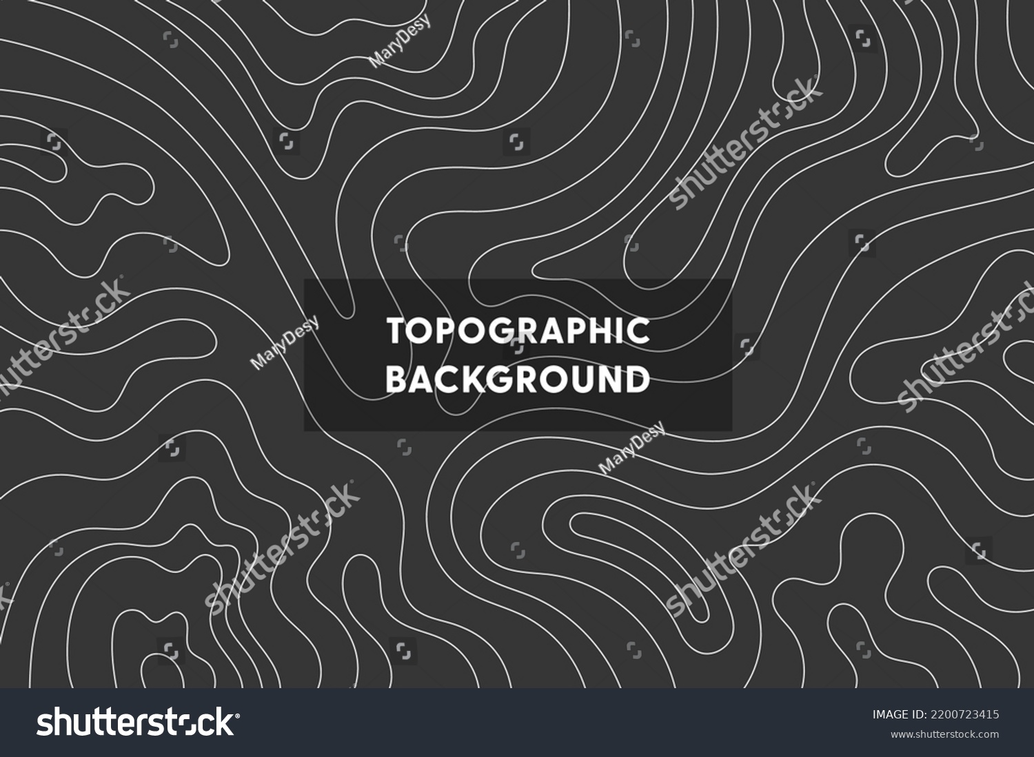 Topographic Map Vector Illustration Topographic Geographic Stock Vector ...