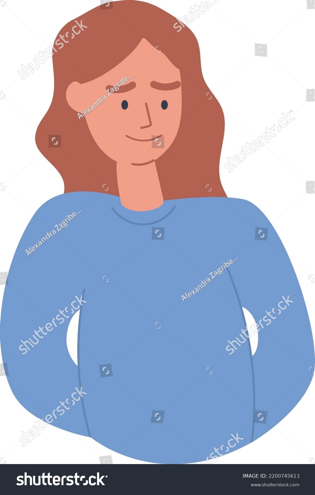 ashamed-confused-sad-person-embarrassed-shy-stock-vector-royalty-free