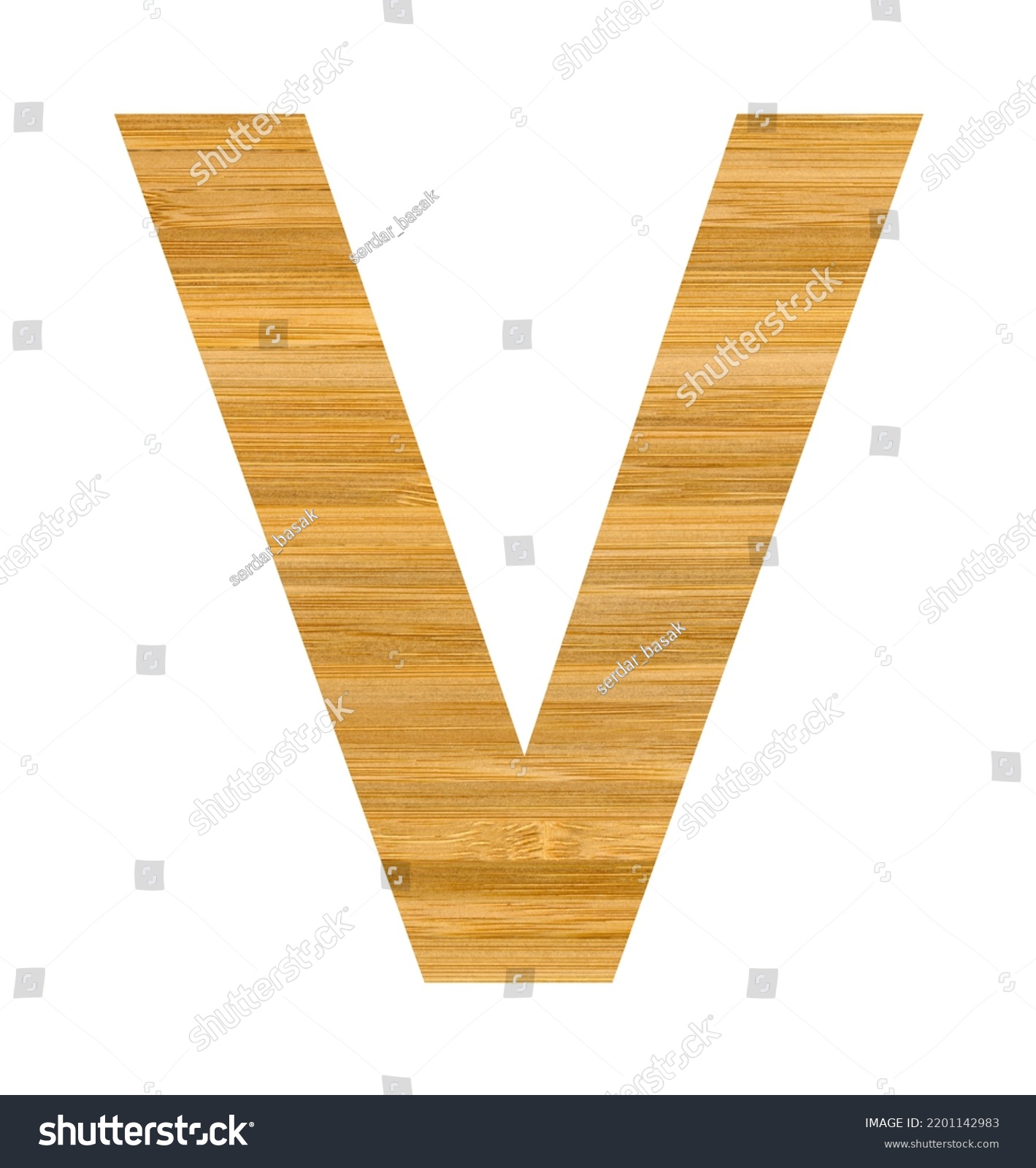 Big Letter V Used English Alphabet Stock Illustration 2201142983 ...