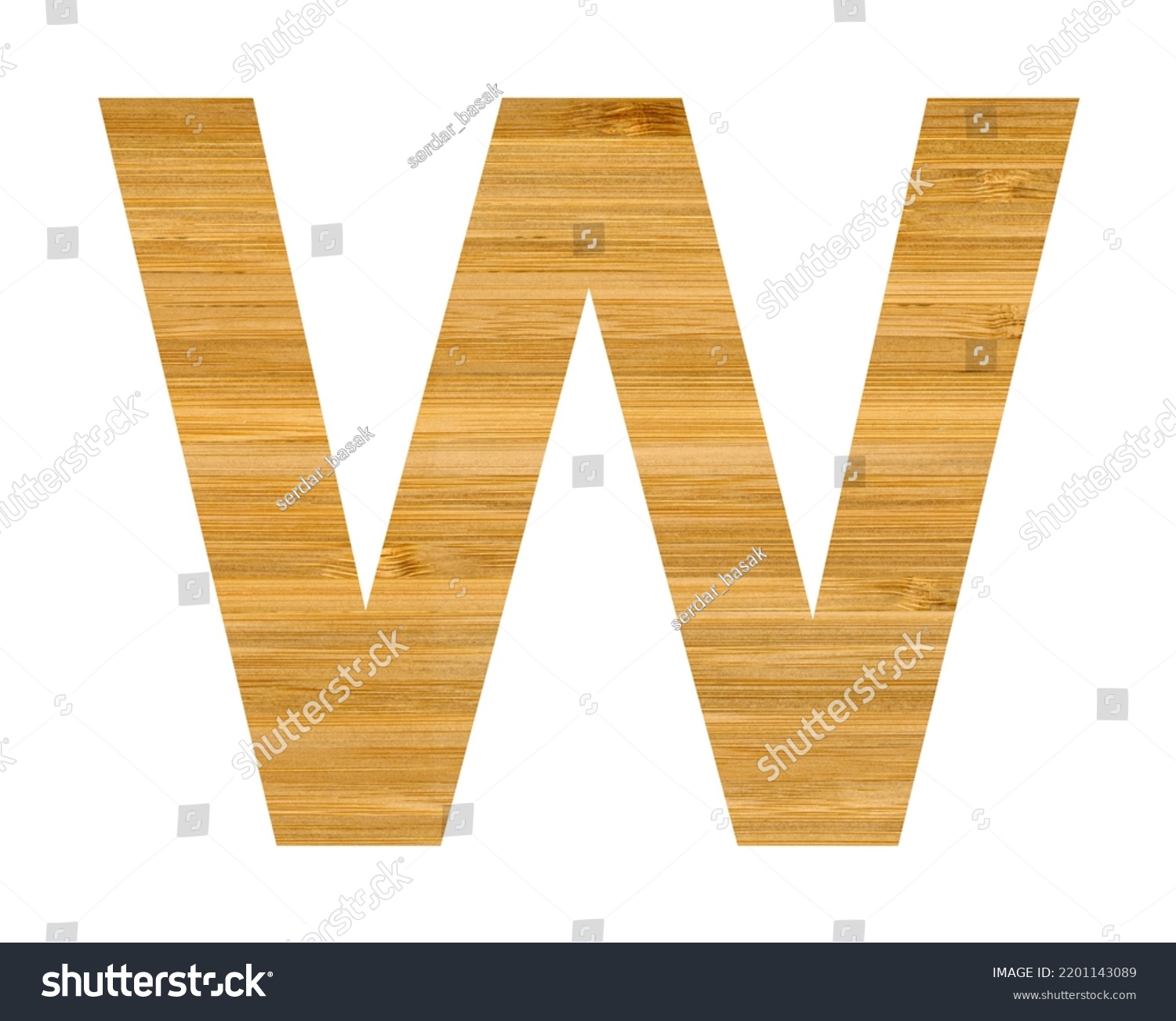 Big Letter W Used English Alphabet Stock Illustration 2201143089 ...