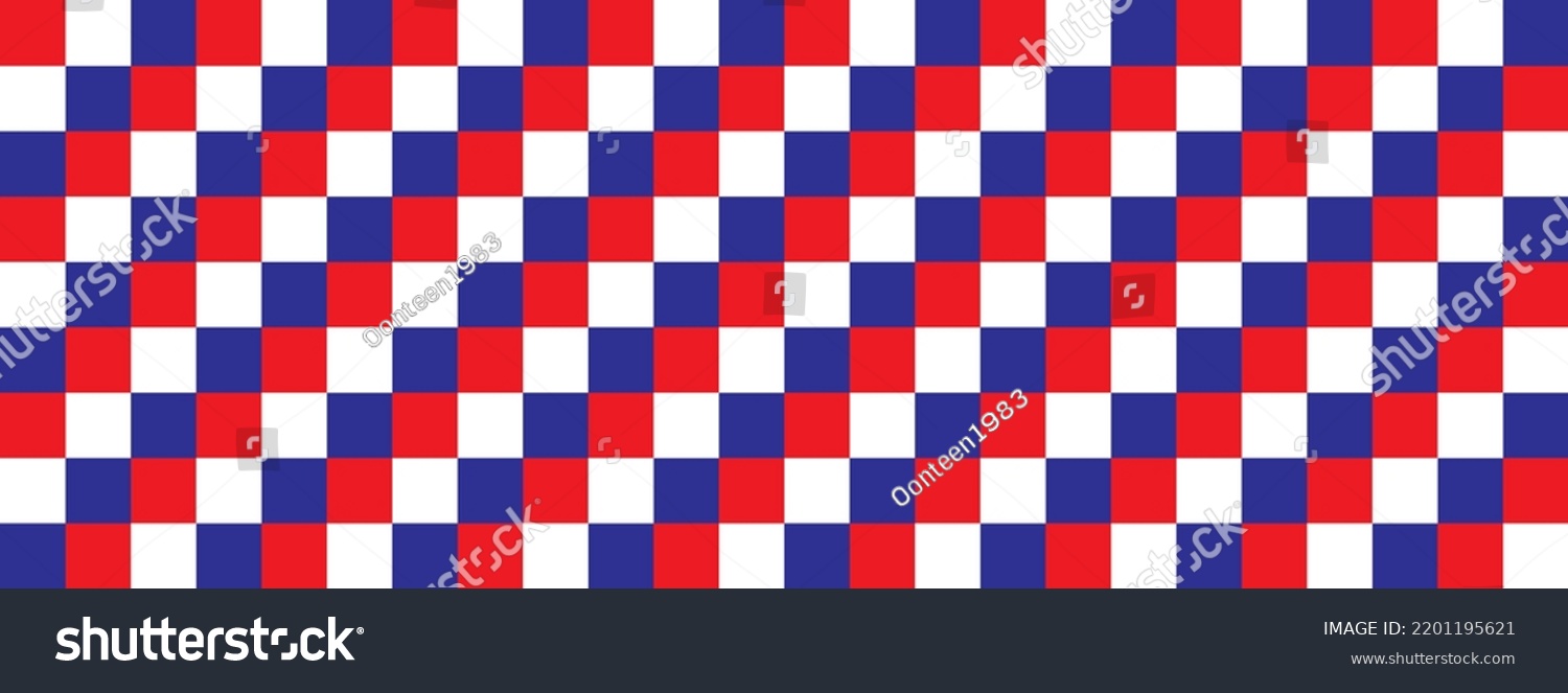 Square Background Blue Red White Checkered Stock Vector Royalty Free 2201195621 Shutterstock 8067