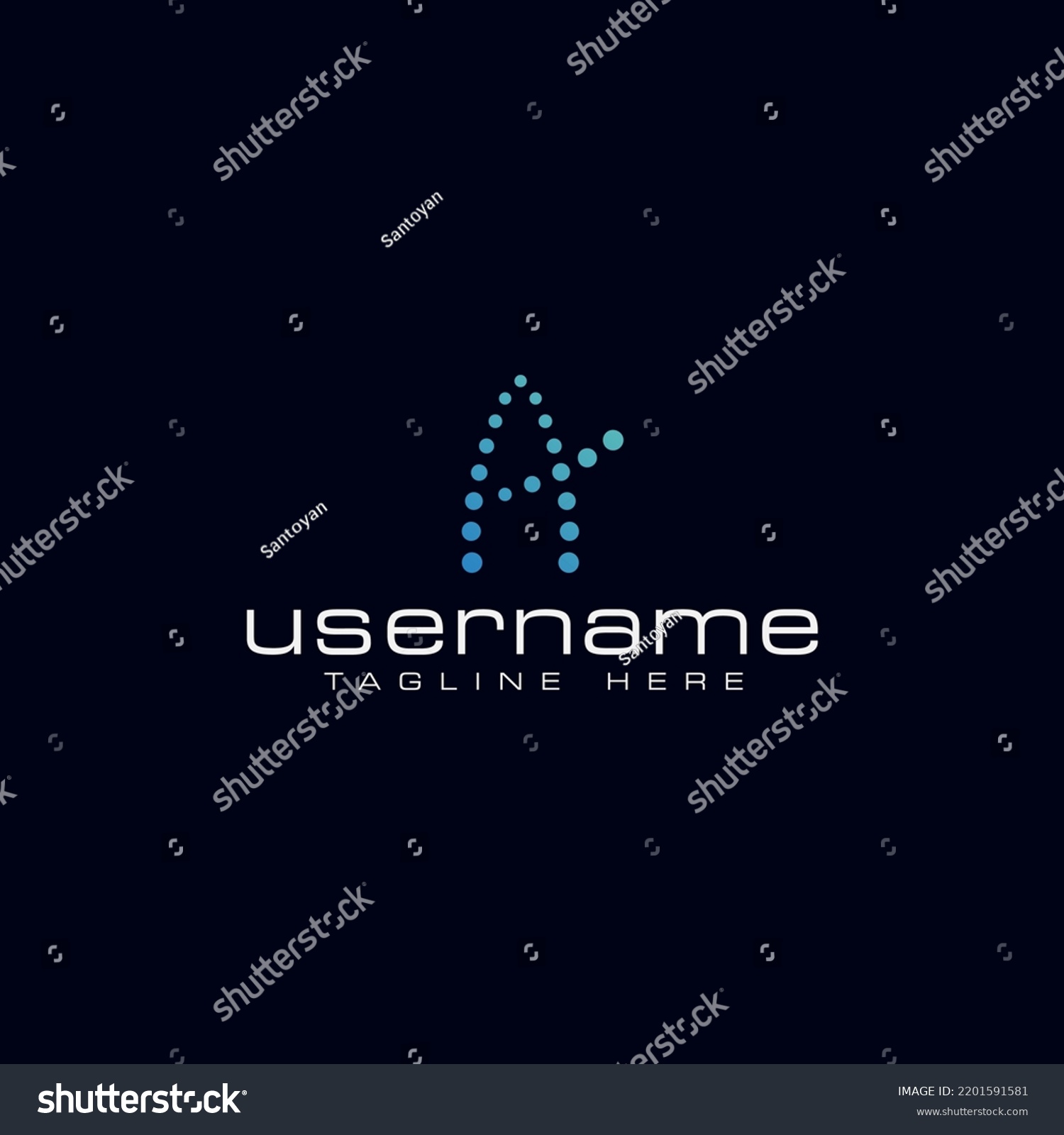 Futuristic Letter Icon Logo Design Vector Stock Vector (Royalty Free ...