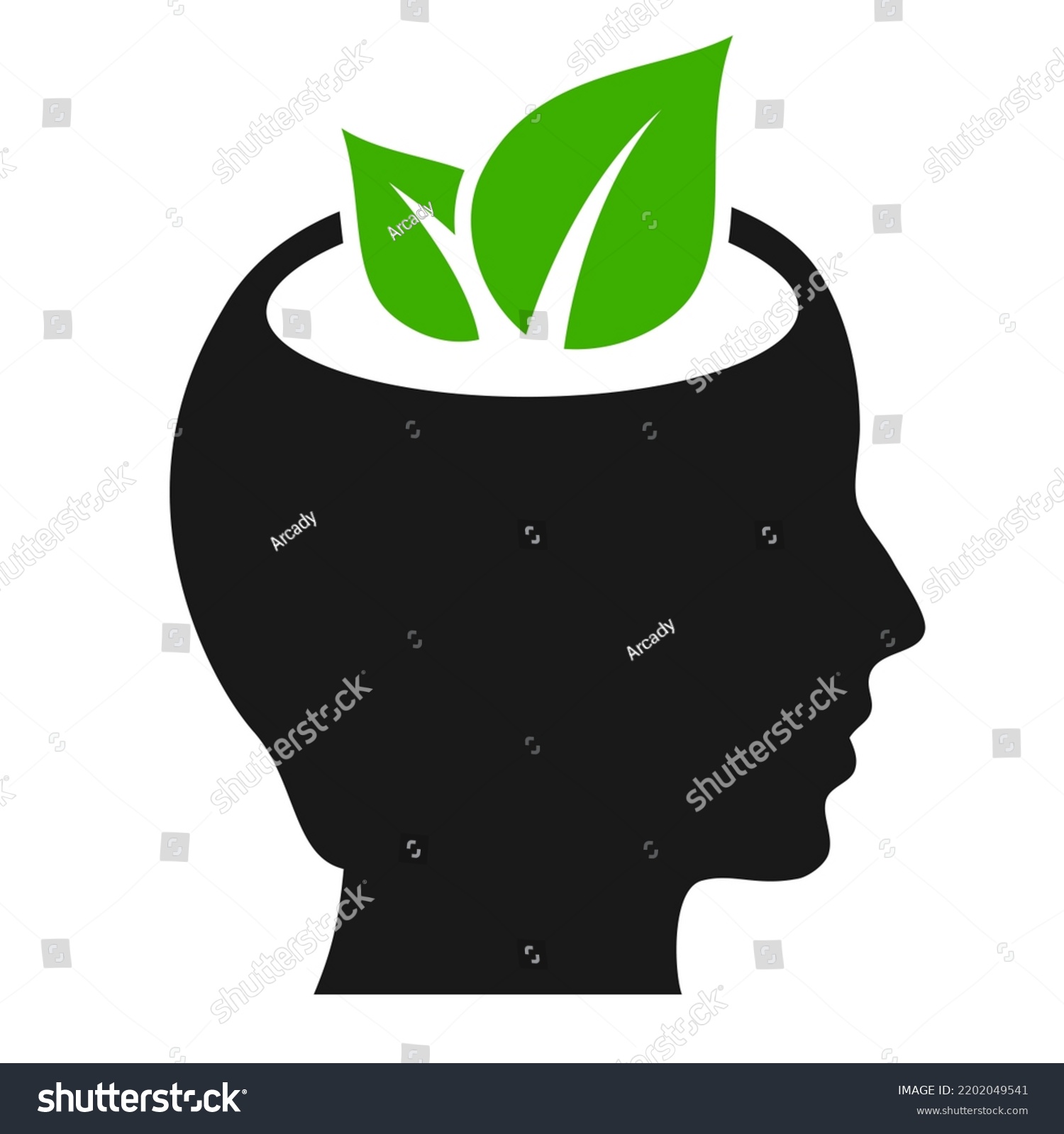 Growth Mindset Vector Icon On White Stock Vector (Royalty Free ...