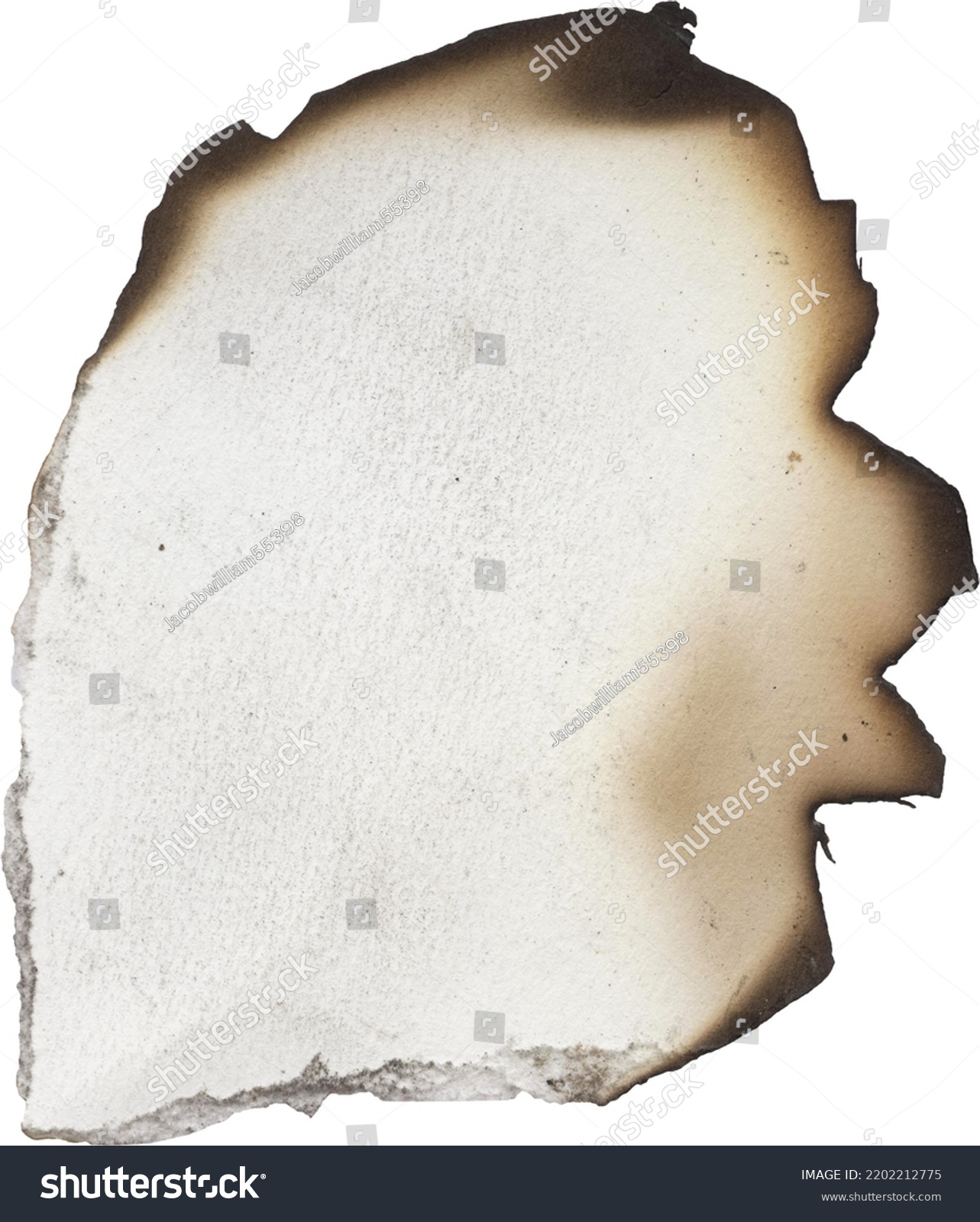 Burnt Edge Paper Texture Background Abstract Stock Photo 2202212775 ...