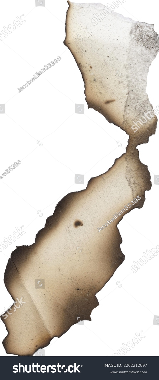 Burnt Edge Paper Texture Background Abstract Stock Photo 2202212897 ...