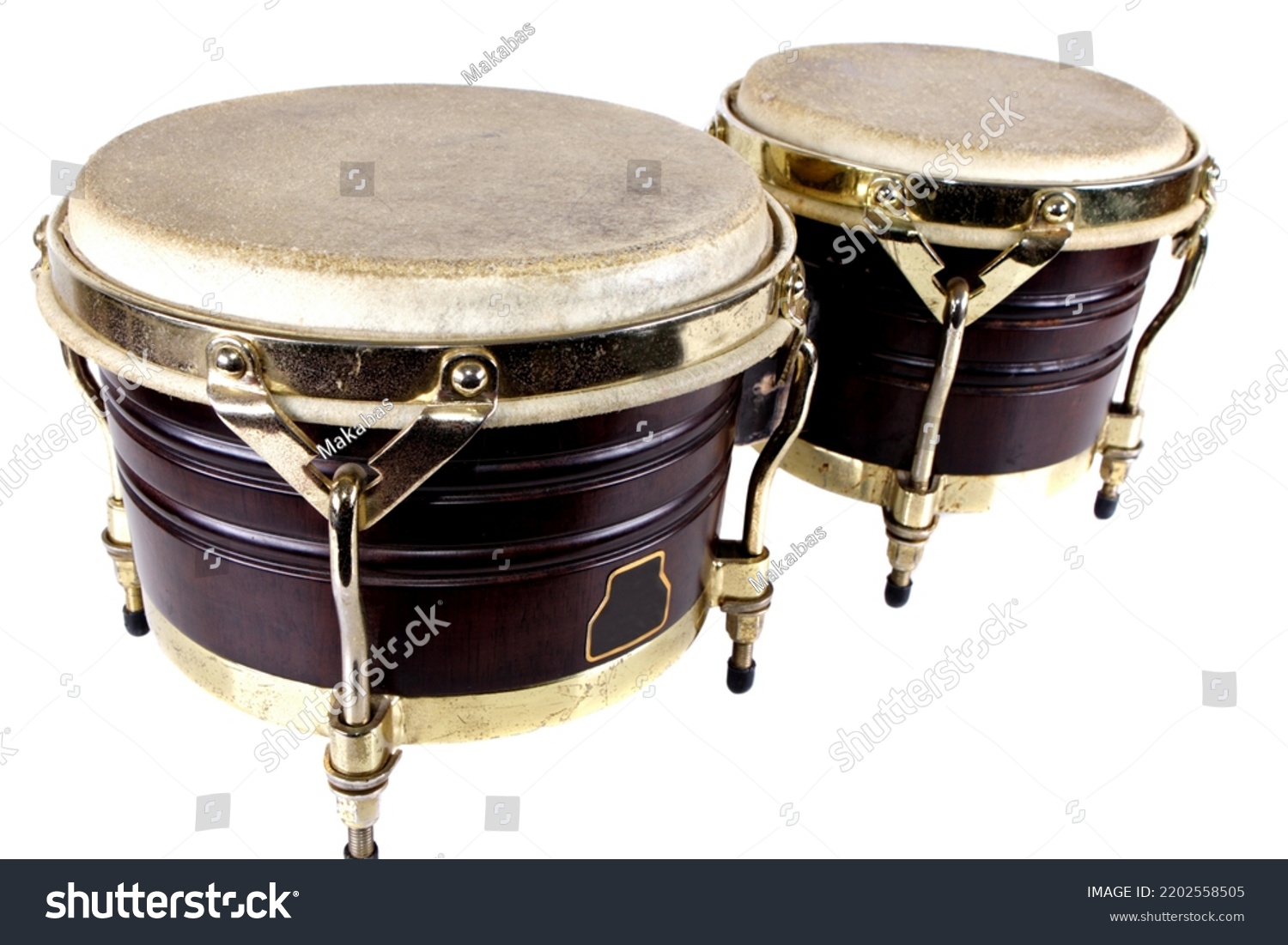 Congo Drum Congos Instrument Isolated On Stock Illustration 2202558505 ...