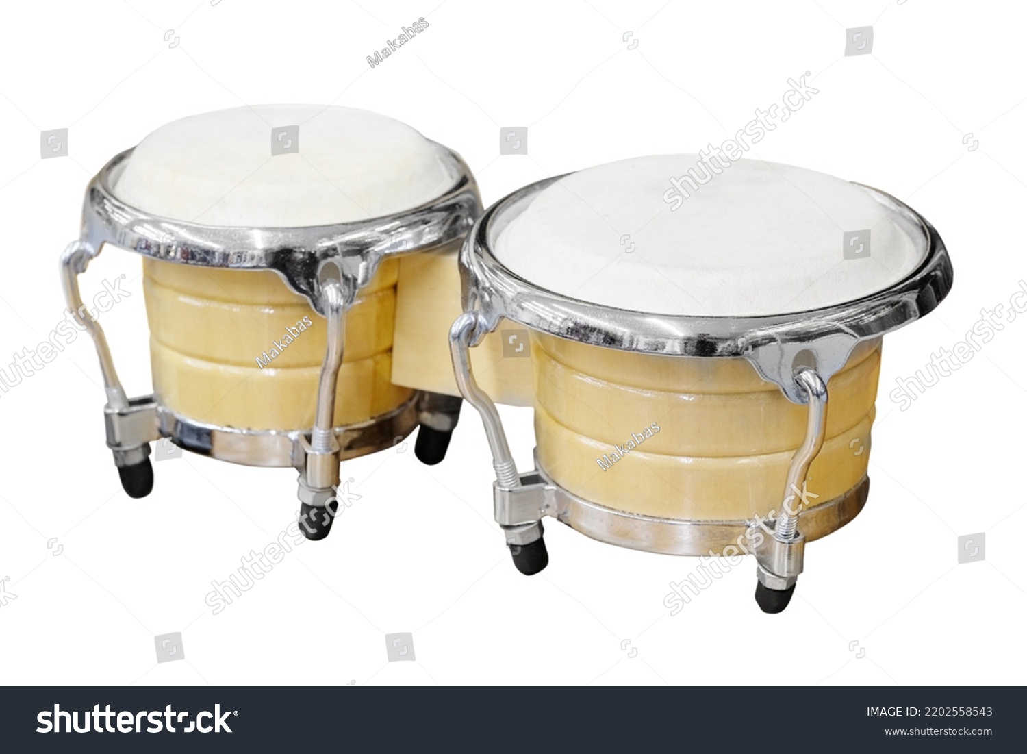 Congo Drum Congos Instrument Isolated On Stock Illustration 2202558543 ...